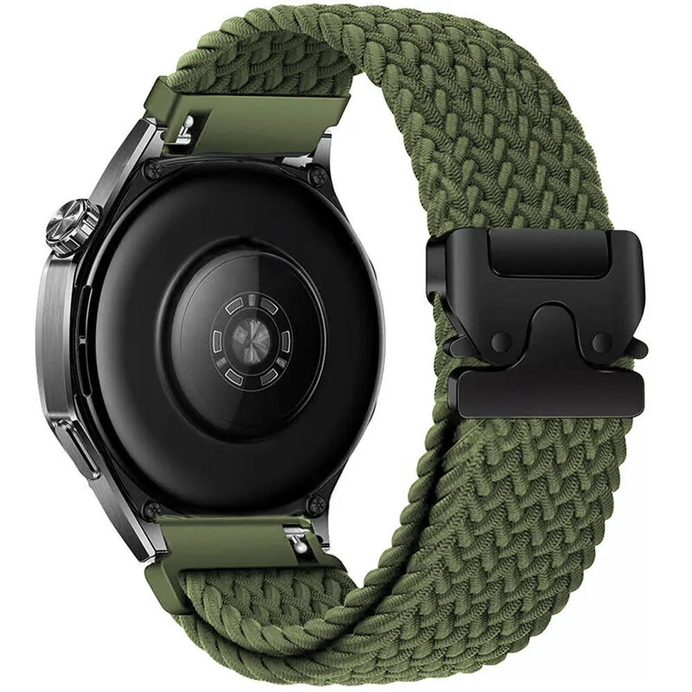 Suunto 9 Peak Braided Strap with P-Buckle (Green)