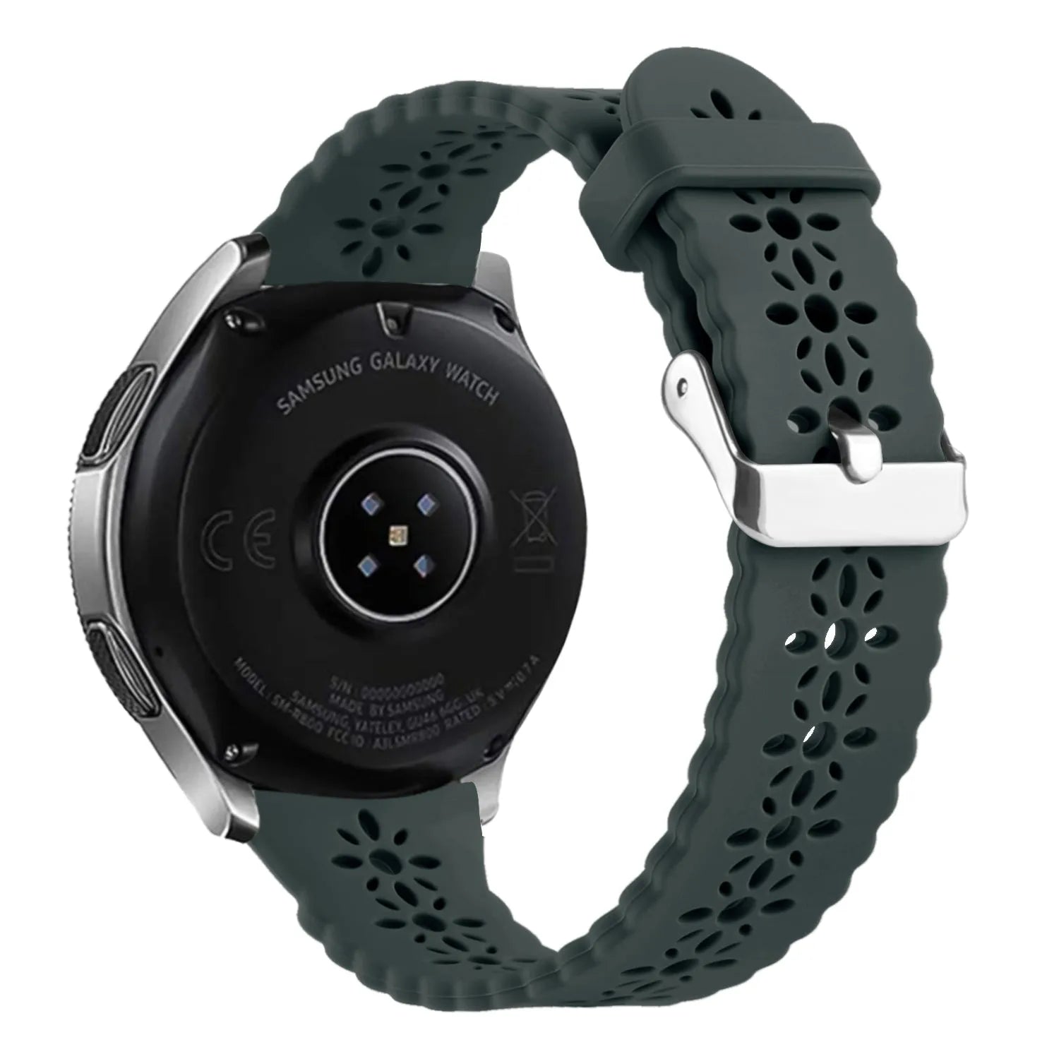 Amazfit GTR Mini Patterned Silicone Strap (Viridian)