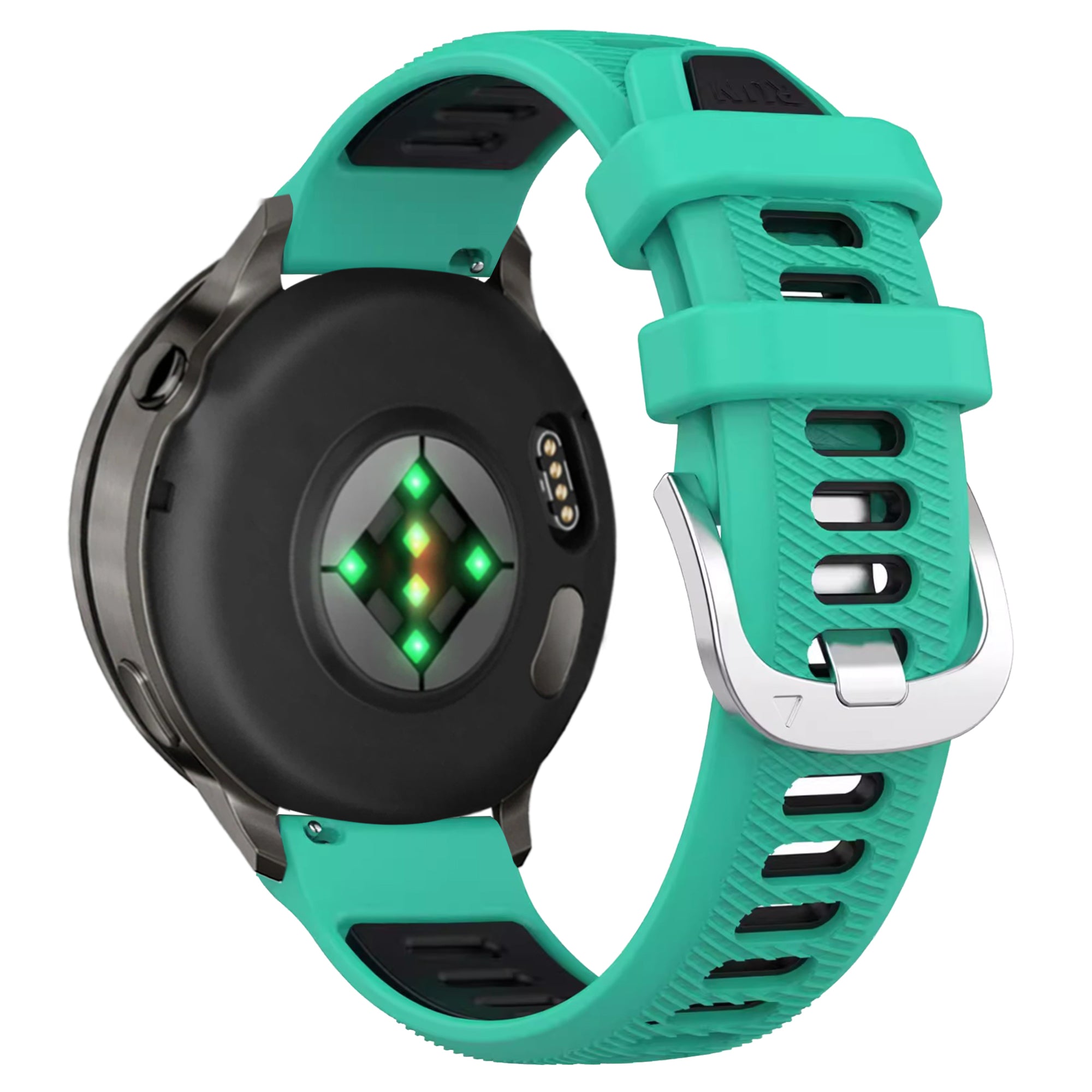 Bandz Correa deportiva con hebilla Garmin Vivoactive 4s (aqua/negro)