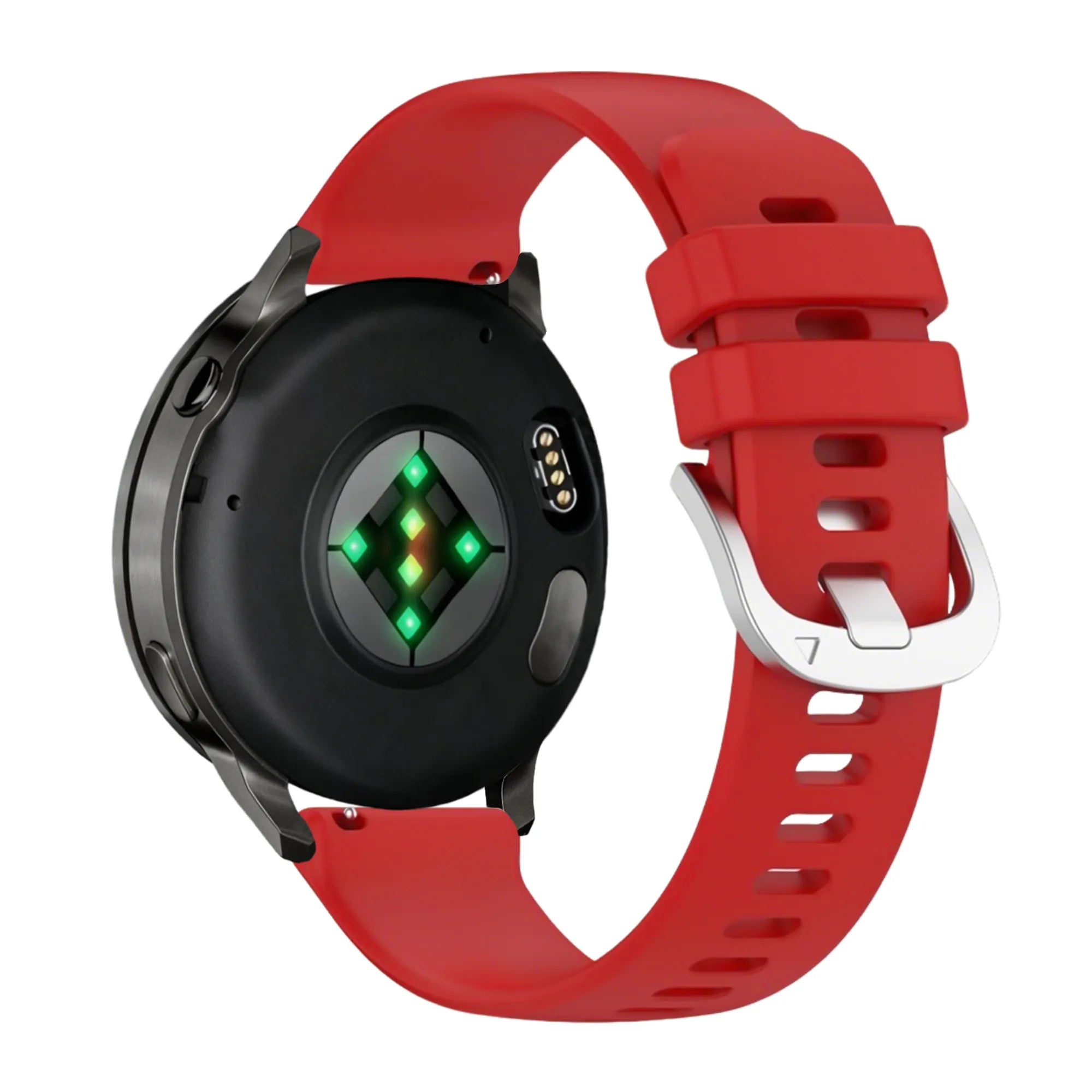 Bandz Garmin Vivomove 3s Silicone Strap 'Classic' (Red)