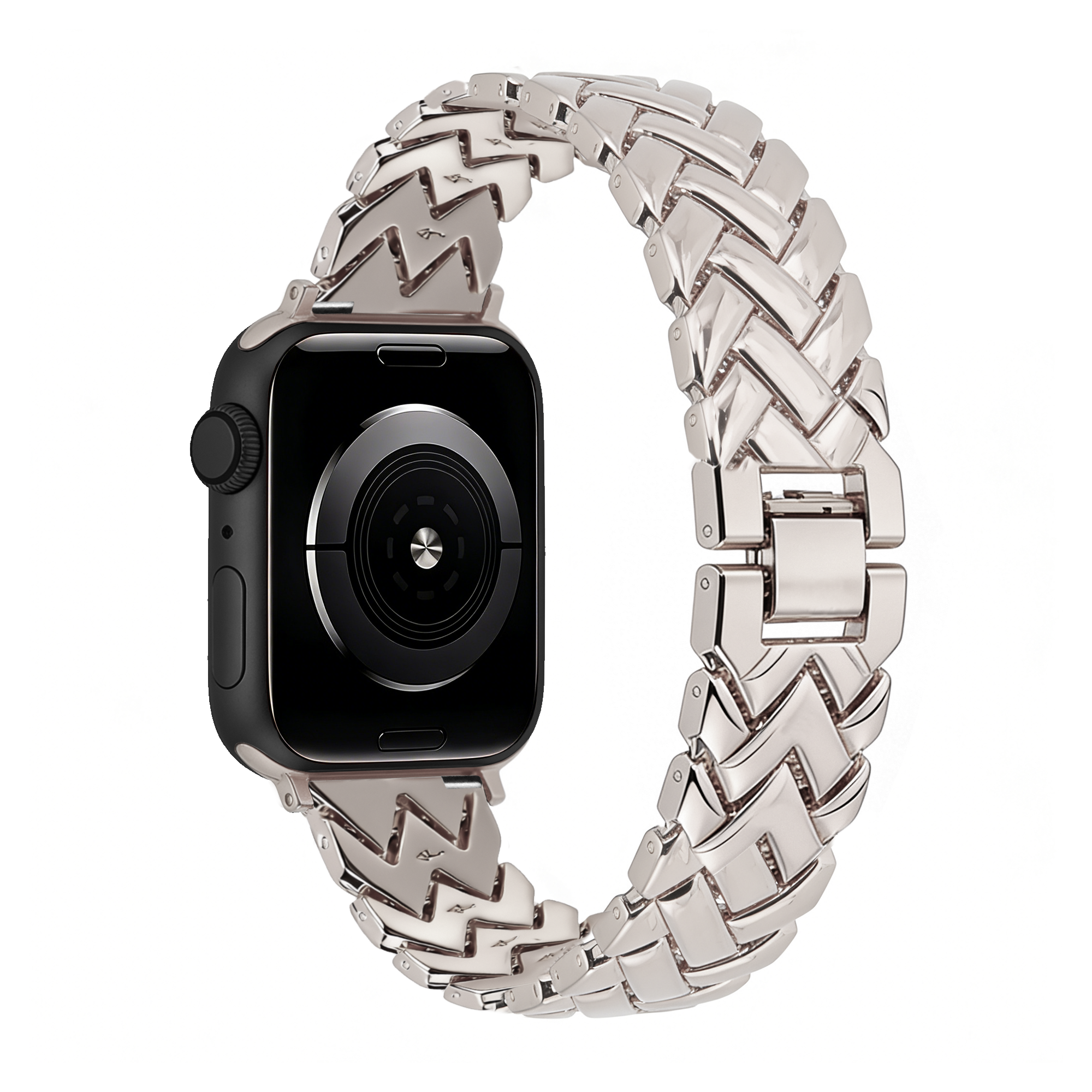 Bandz Correa metálica 'V-Type' Apple Watch (blanco estrella)
