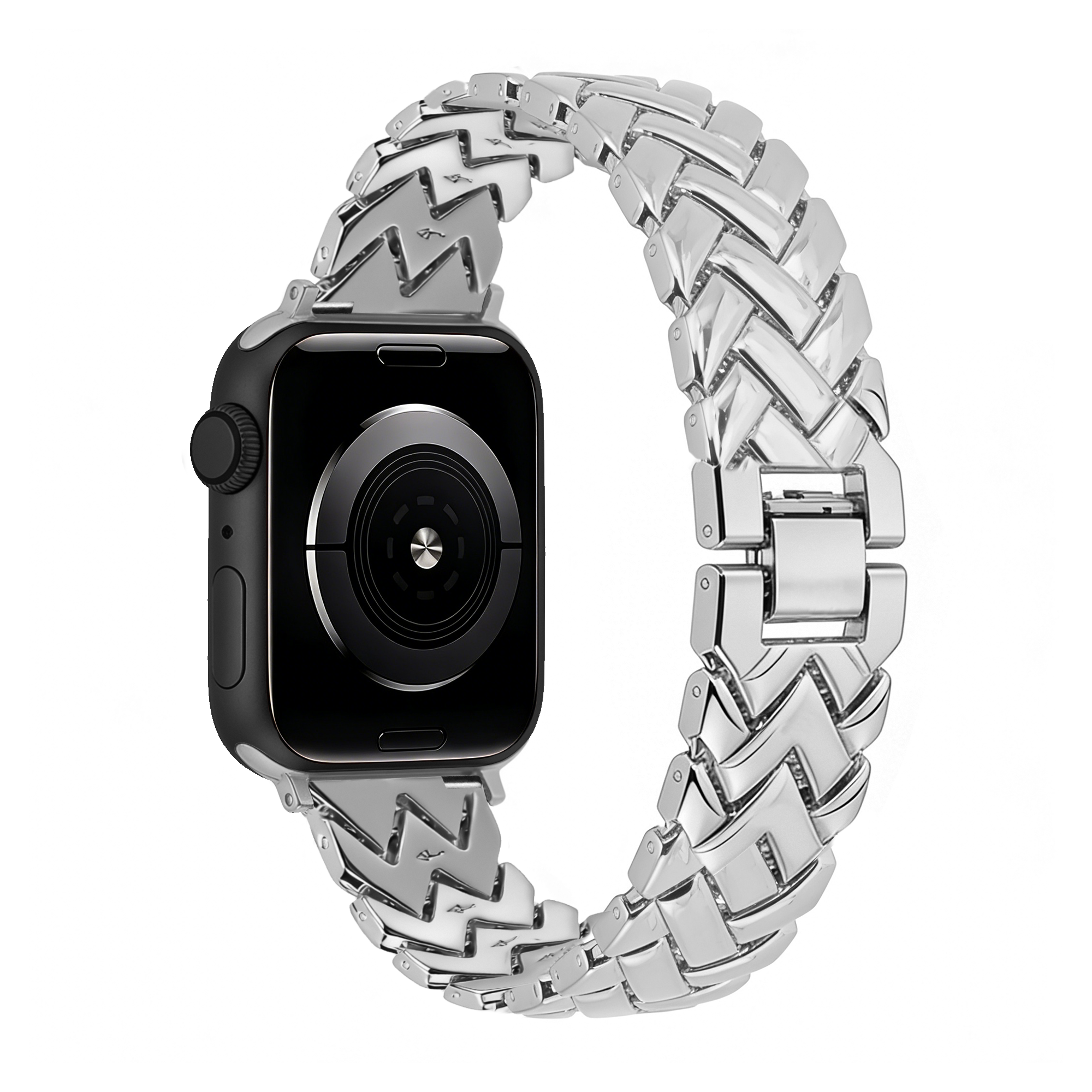 Bandz Correa metálica 'V-Type' Apple Watch (plata)