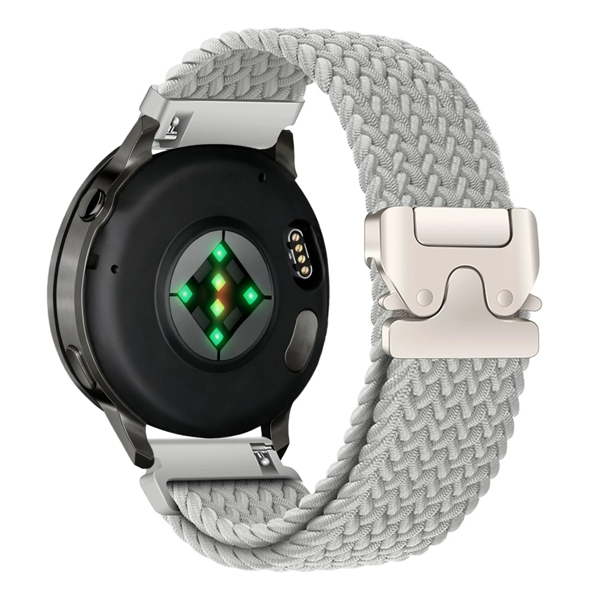 Bandz Correa trenzada 'Parachute' Garmin Forerunner 570 - 47mm (gris claro)