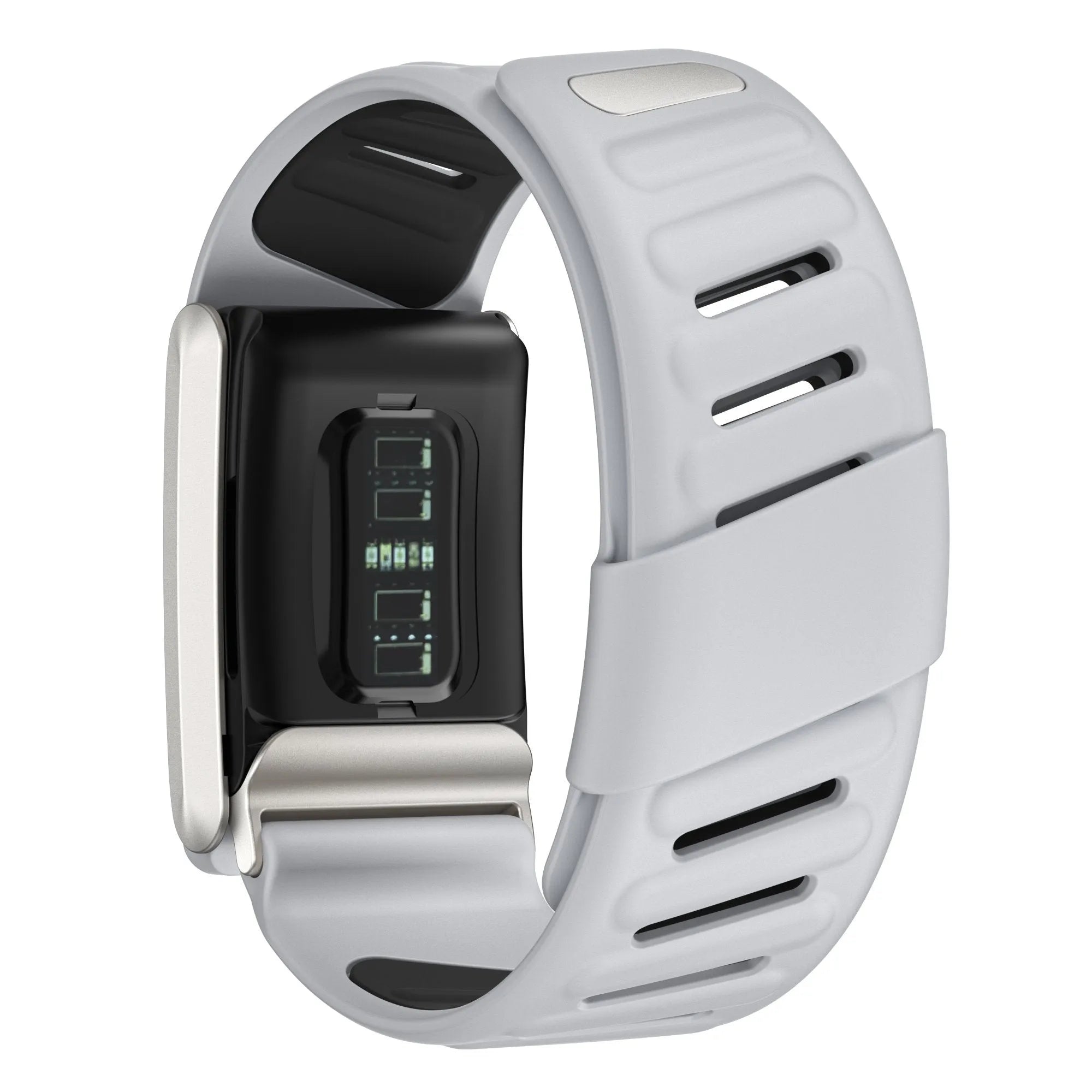Correa deportiva compatible con Whoop 4.0 (gris claro/negro)