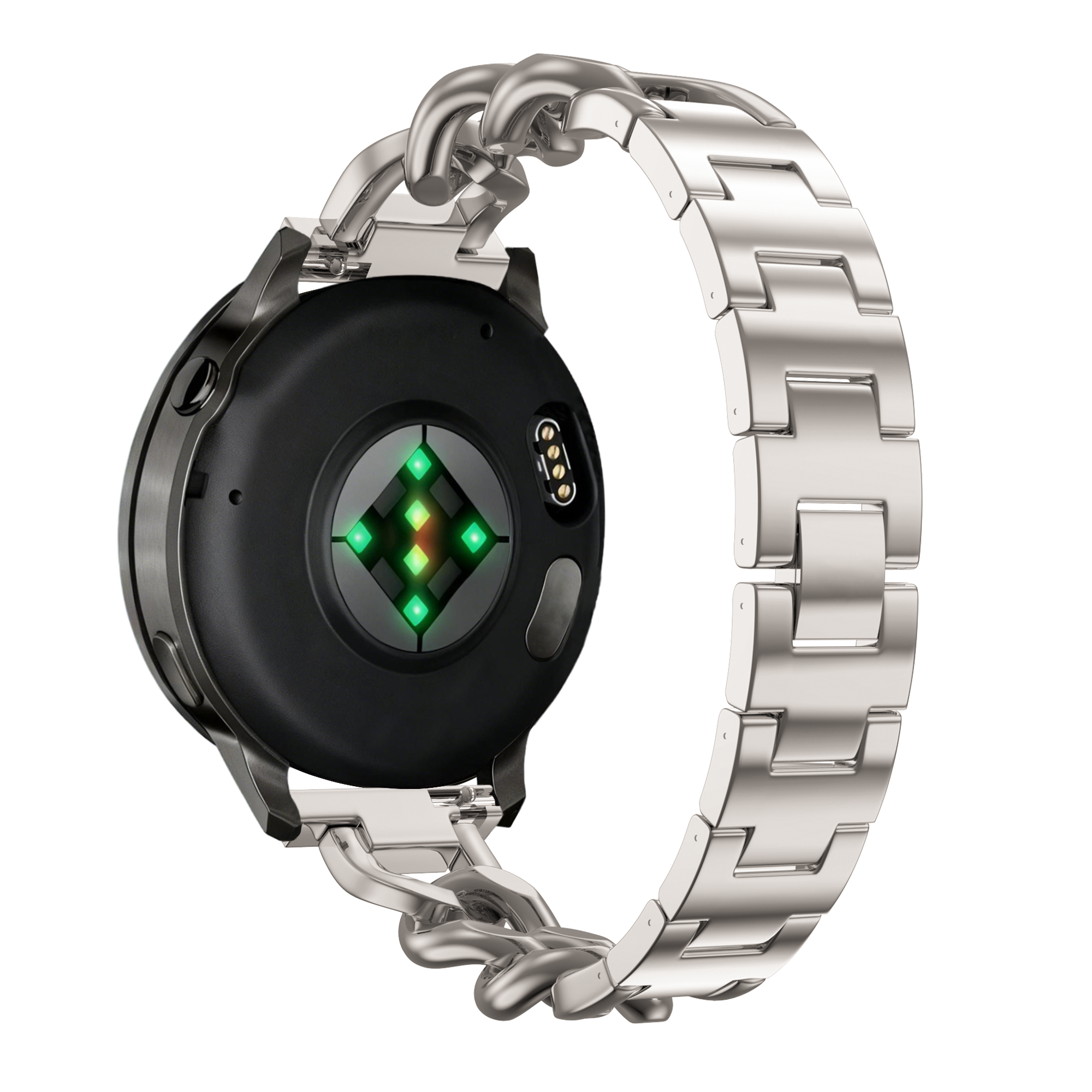 Bandz Correa metal 'Cadenas' Withings Steel HR - 36mm (blanco estrella)