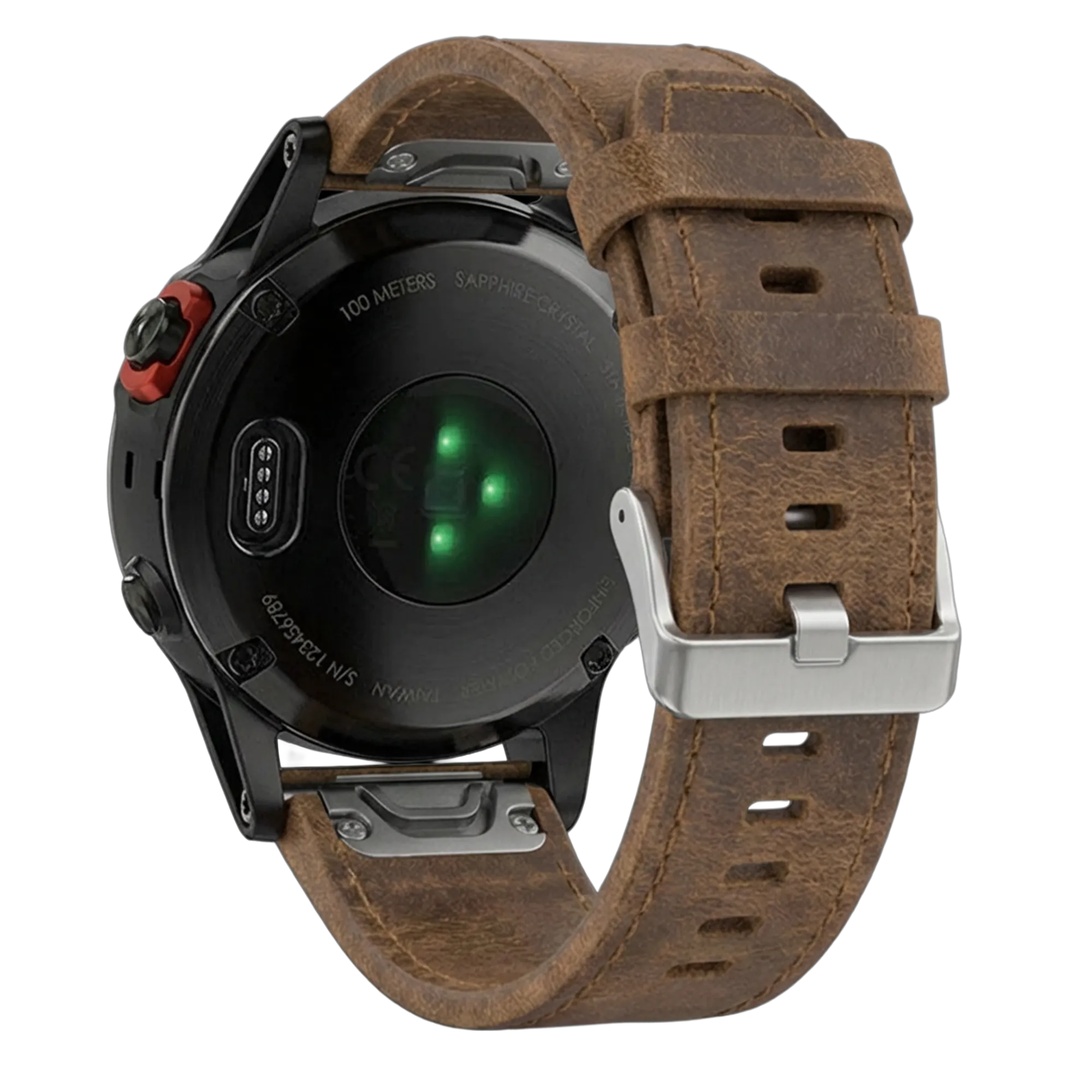Correa cuero Garmin Fenix 7 (marrón)