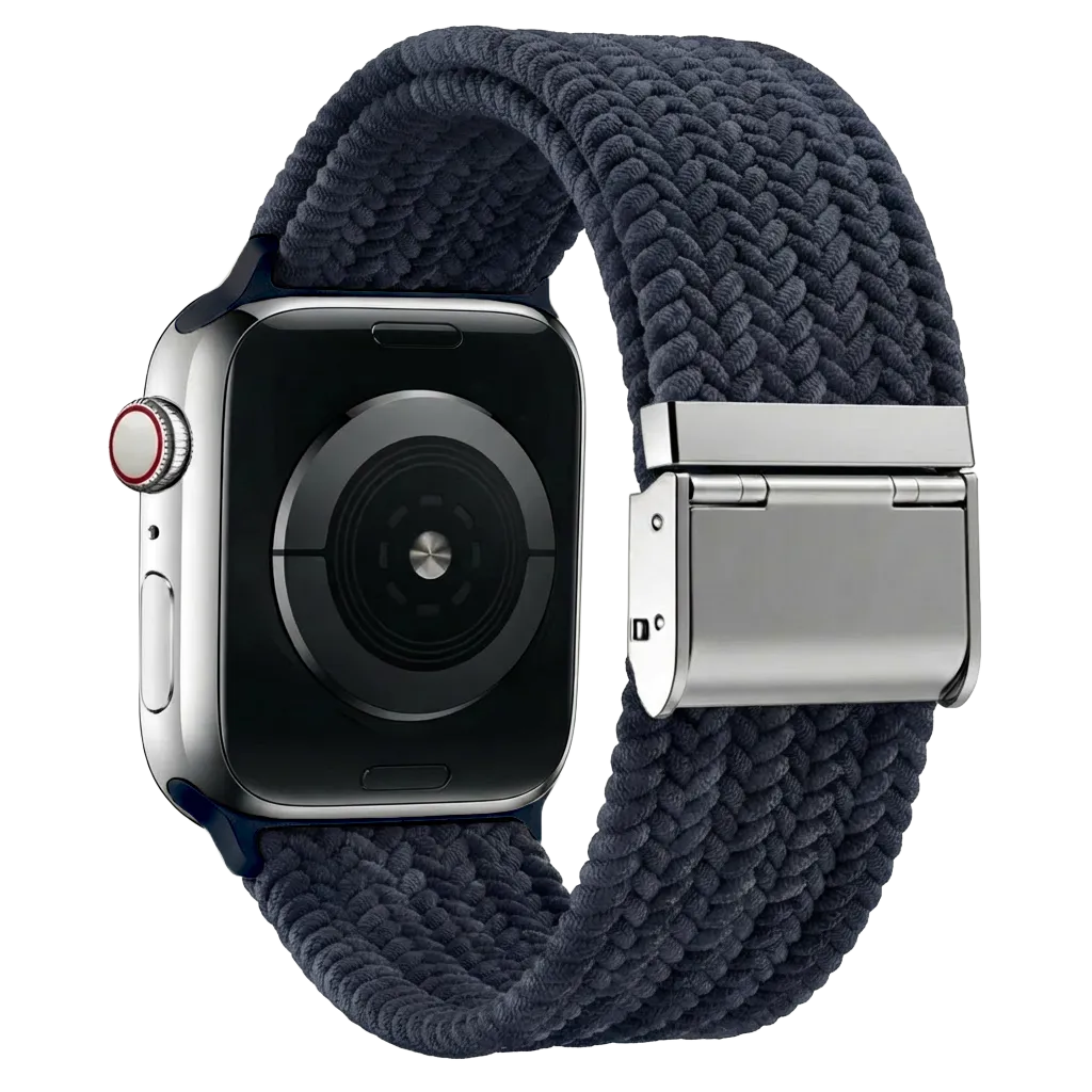 Correa trenzada Apple Watch (carbón)