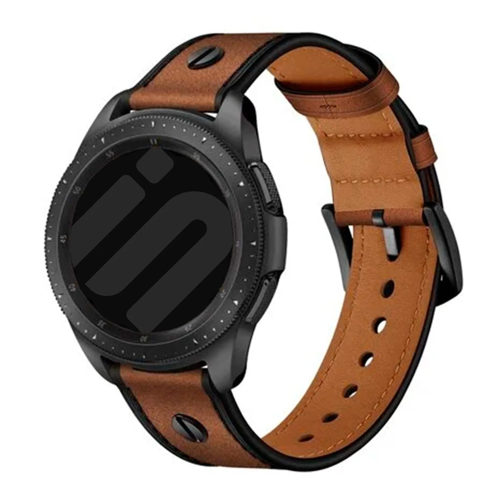 Suunto Race (s) Cuero Correa con tornillo (donkerbruin)
