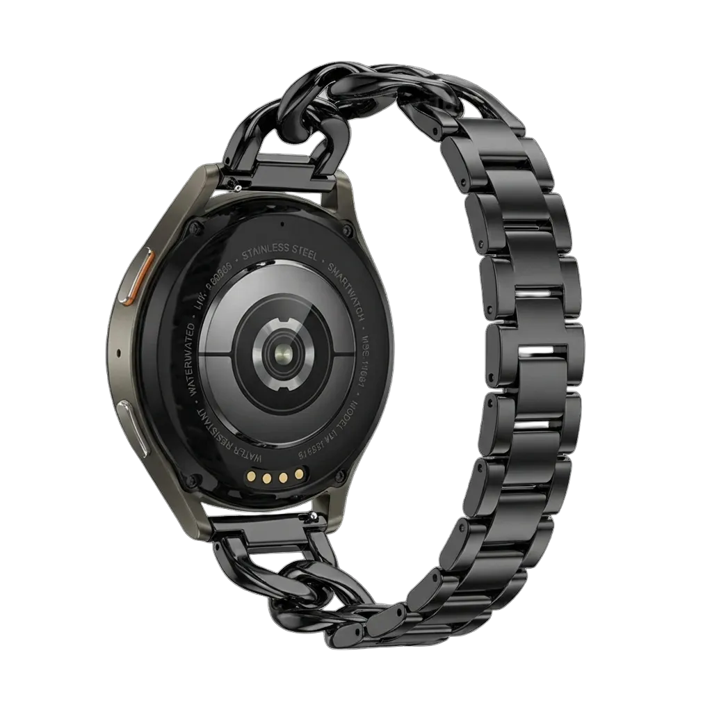 Correa cadena de acero Amazfit GTS 4 (negra)