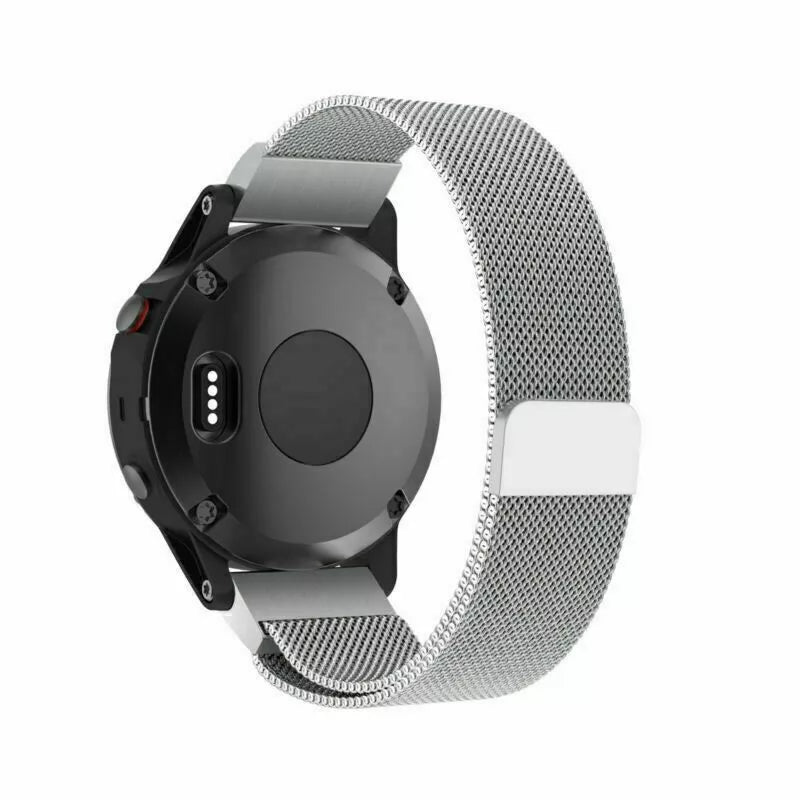 Correa milanesa Garmin Approach S62 (plateado)