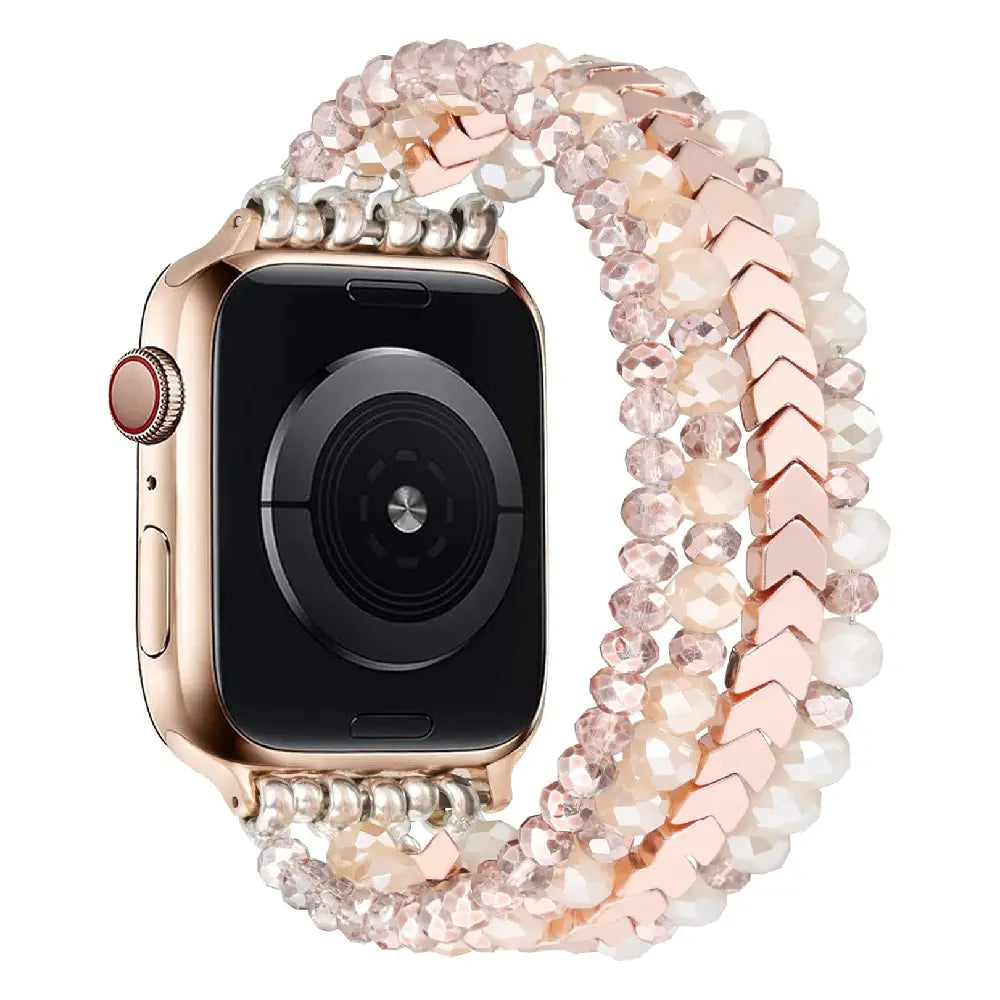 Correa con cuentas Apple Watch (oro rosado)