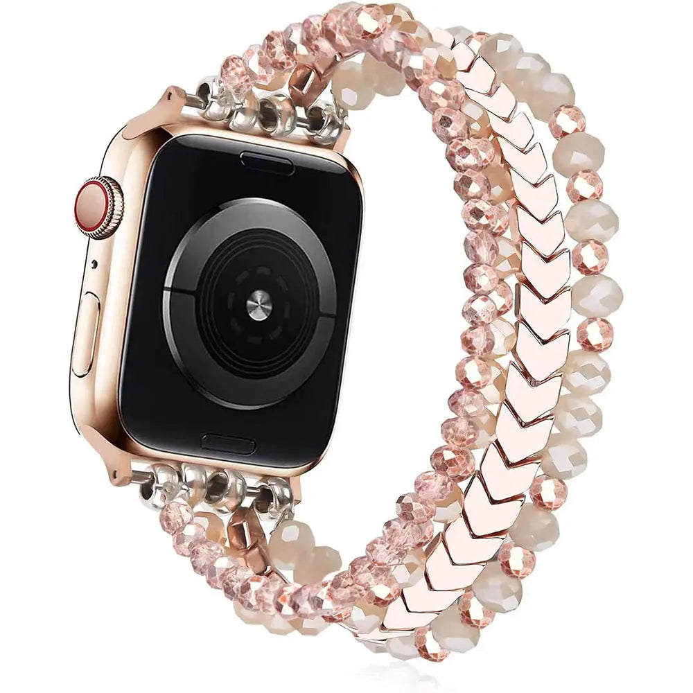 Correa con cuentas Apple Watch (oro rosado)