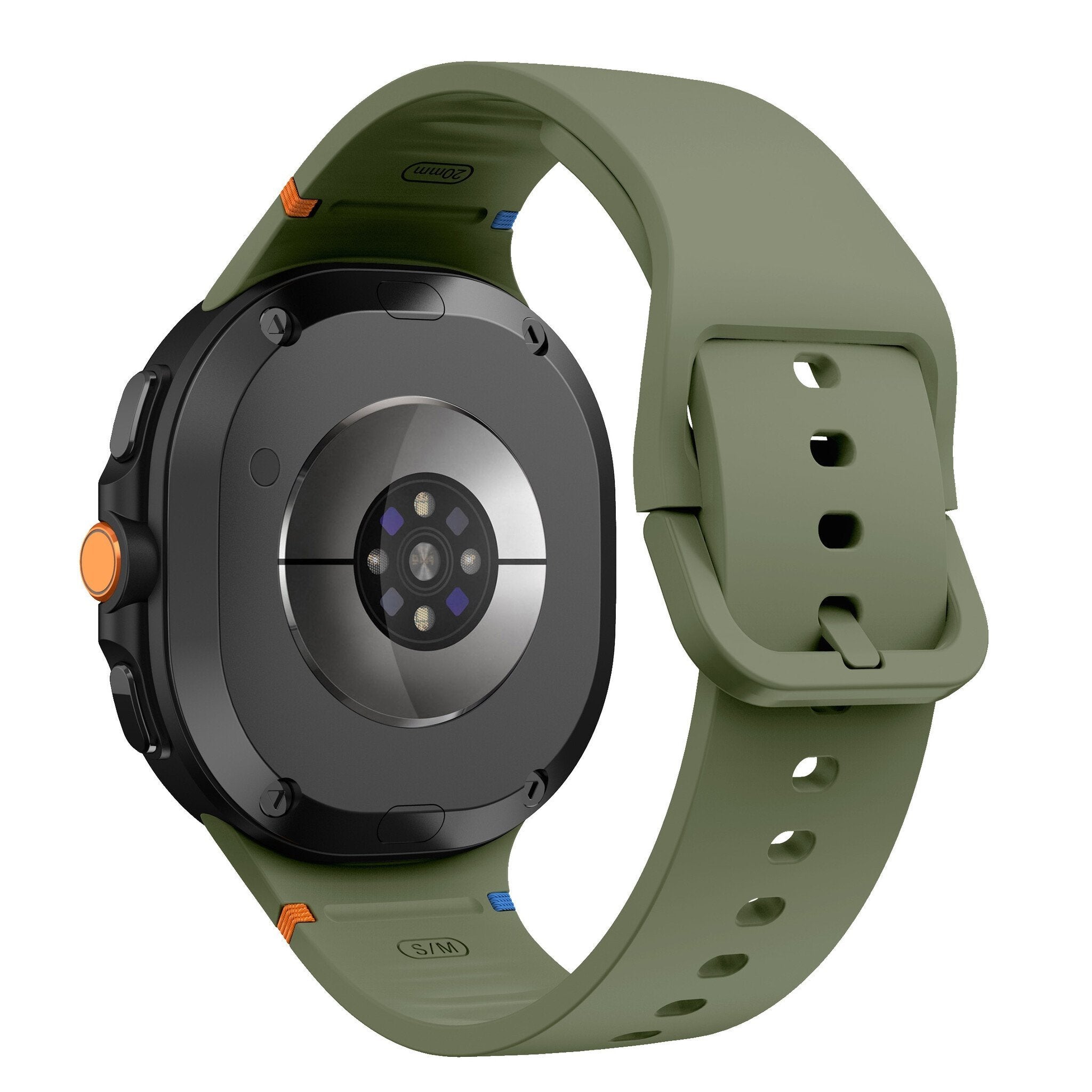 Correa silicona Samsung Galaxy Watch 8 - 44mm (verde militar)