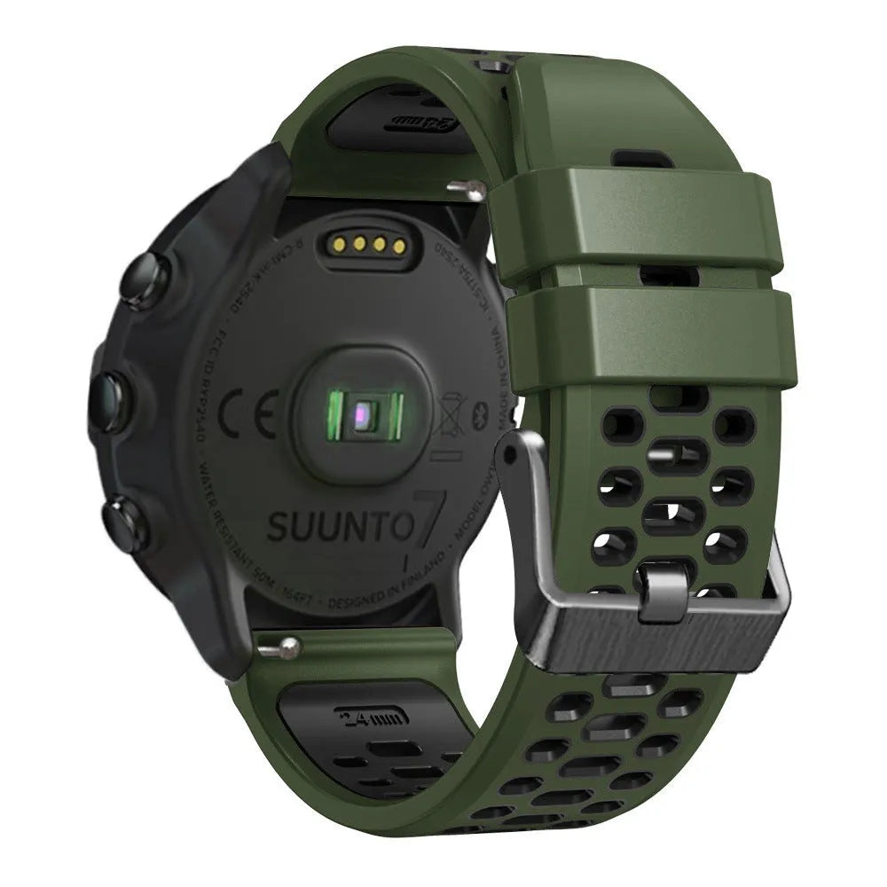 Coros Nomad Sport Buckle Strap (Green/Black)