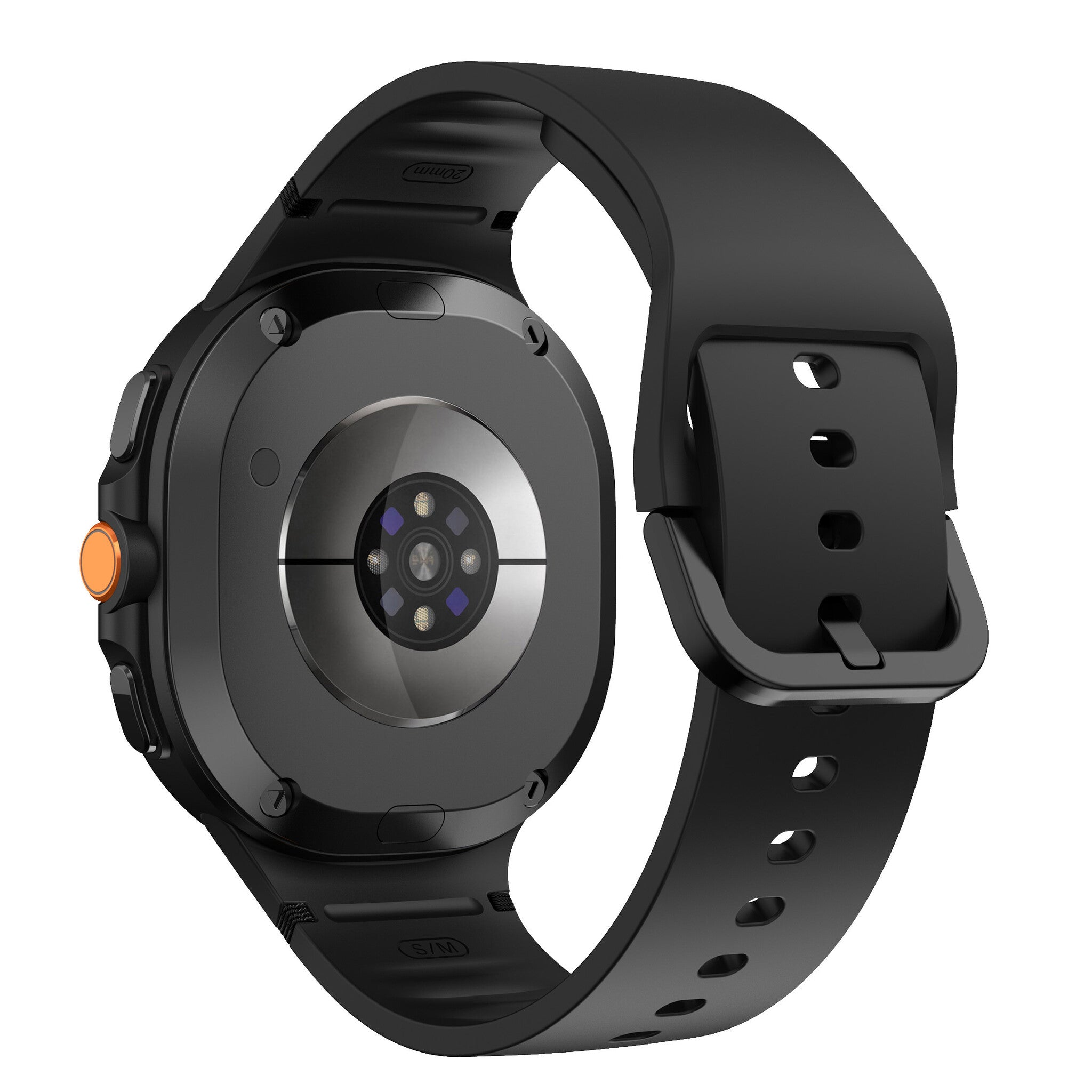 Correa silicona Samsung Galaxy Watch 8 - 44mm (negro)