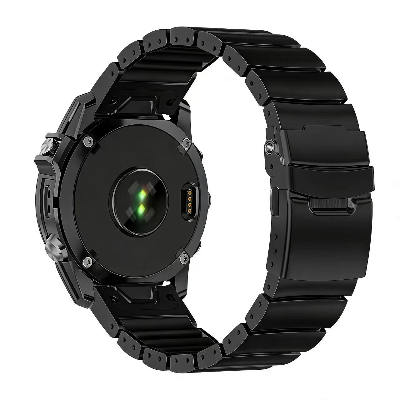 Correa titanio híbrida Garmin Quatix 7 (negro)