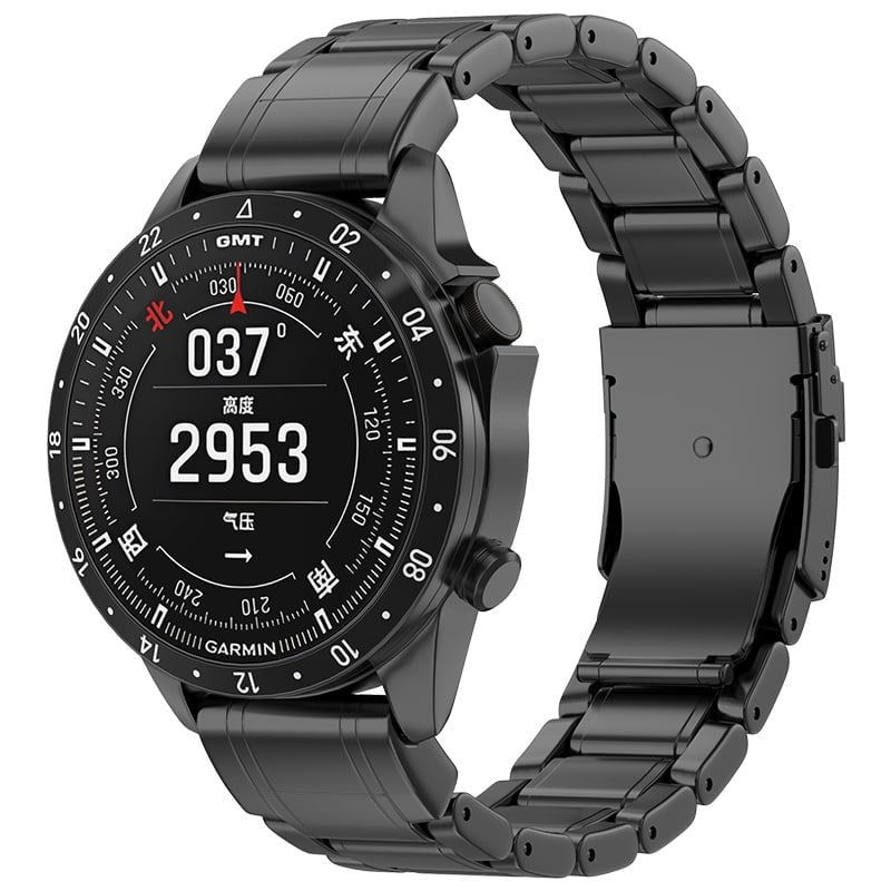 Correa titanio Premium Garmin Approach S62 (negro)