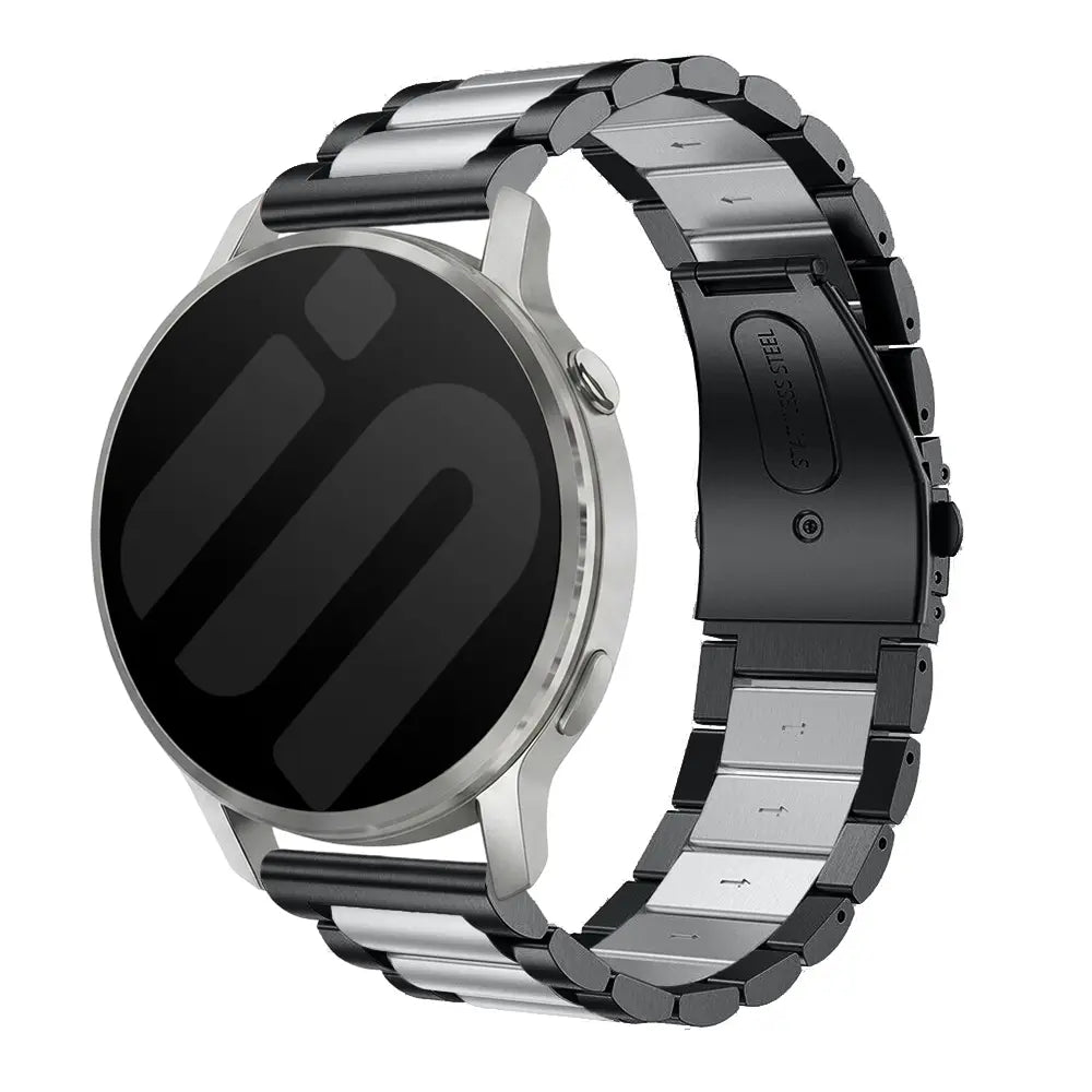 Correa acero Garmin Forerunner 70 (negro/plata)