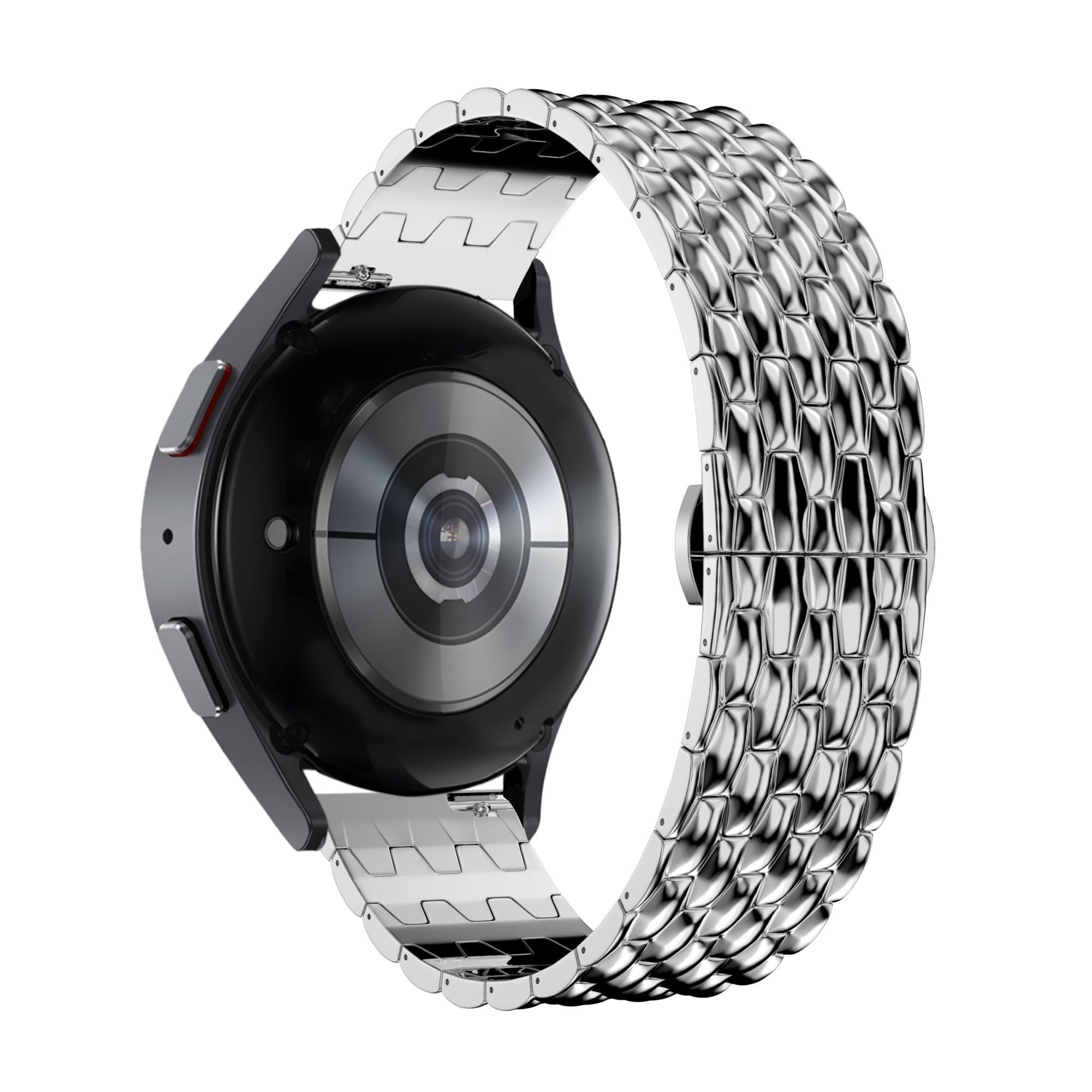 Bandz Garmin Approach S44 Steel Strap 'Dragon' (Silver)