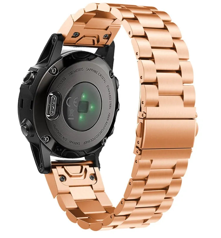 Garmin Descent Mk2S Steel Strap (Rose Gold)