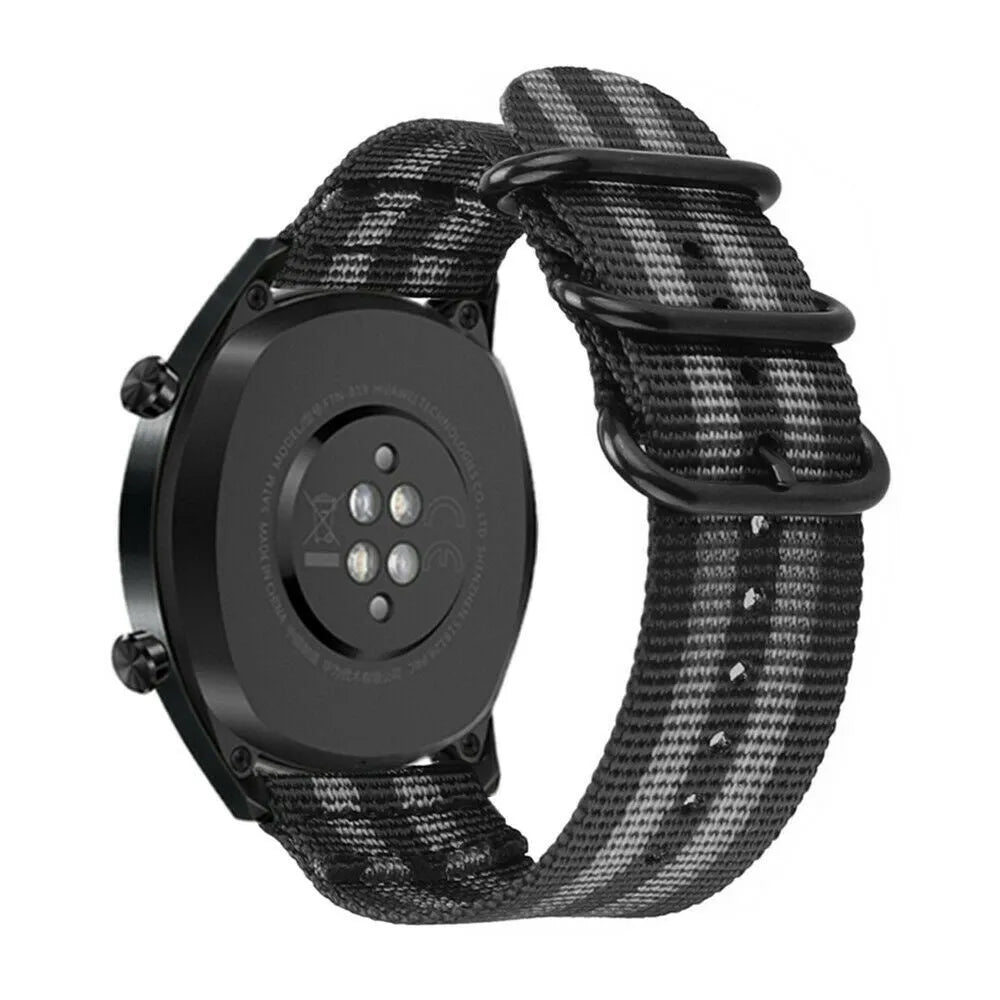 Amazfit GTR Mini Nylon Buckle Strap (Black/Grey)