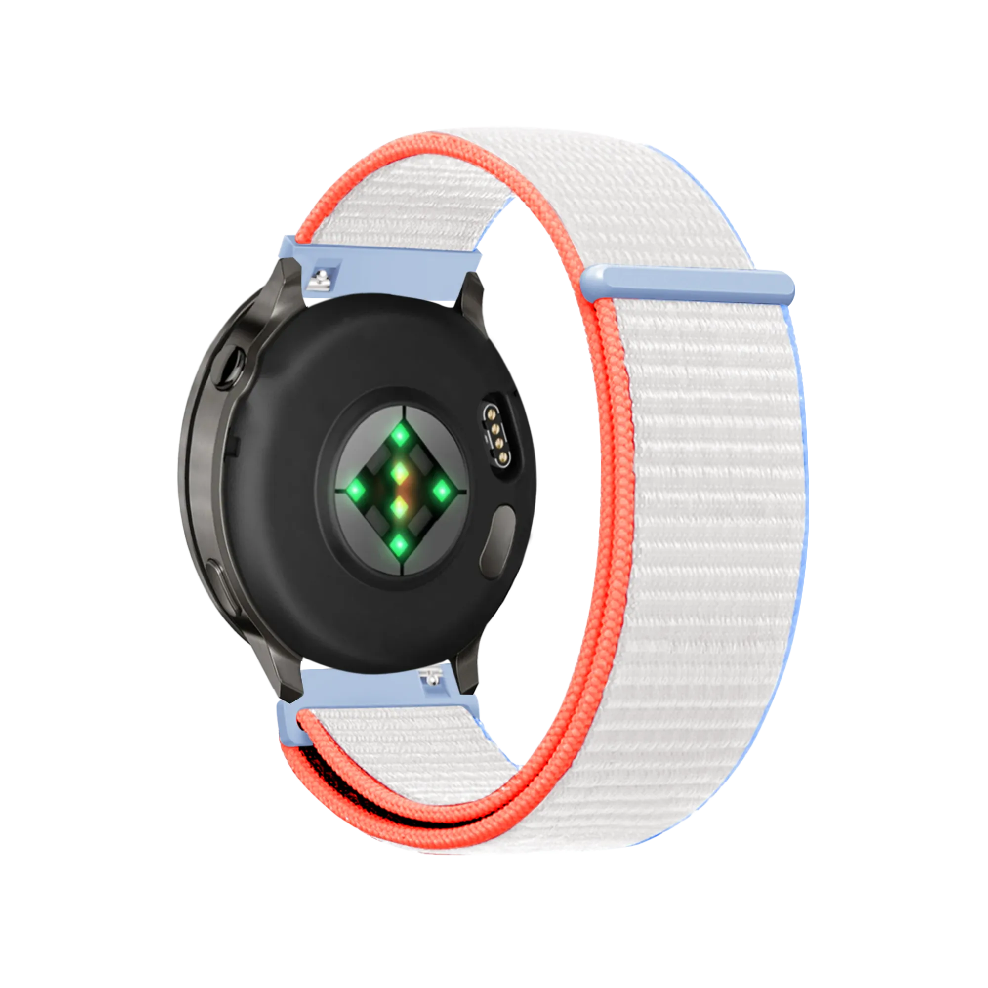 Bandz Correa nylon Loop Garmin Forerunner 265s (leche blanca)