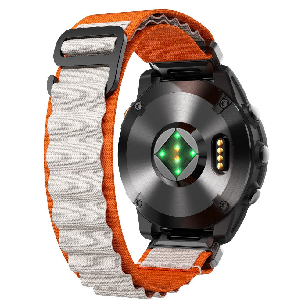 Correa Alpine nylon Garmin Fenix 6 (naranja/beige)