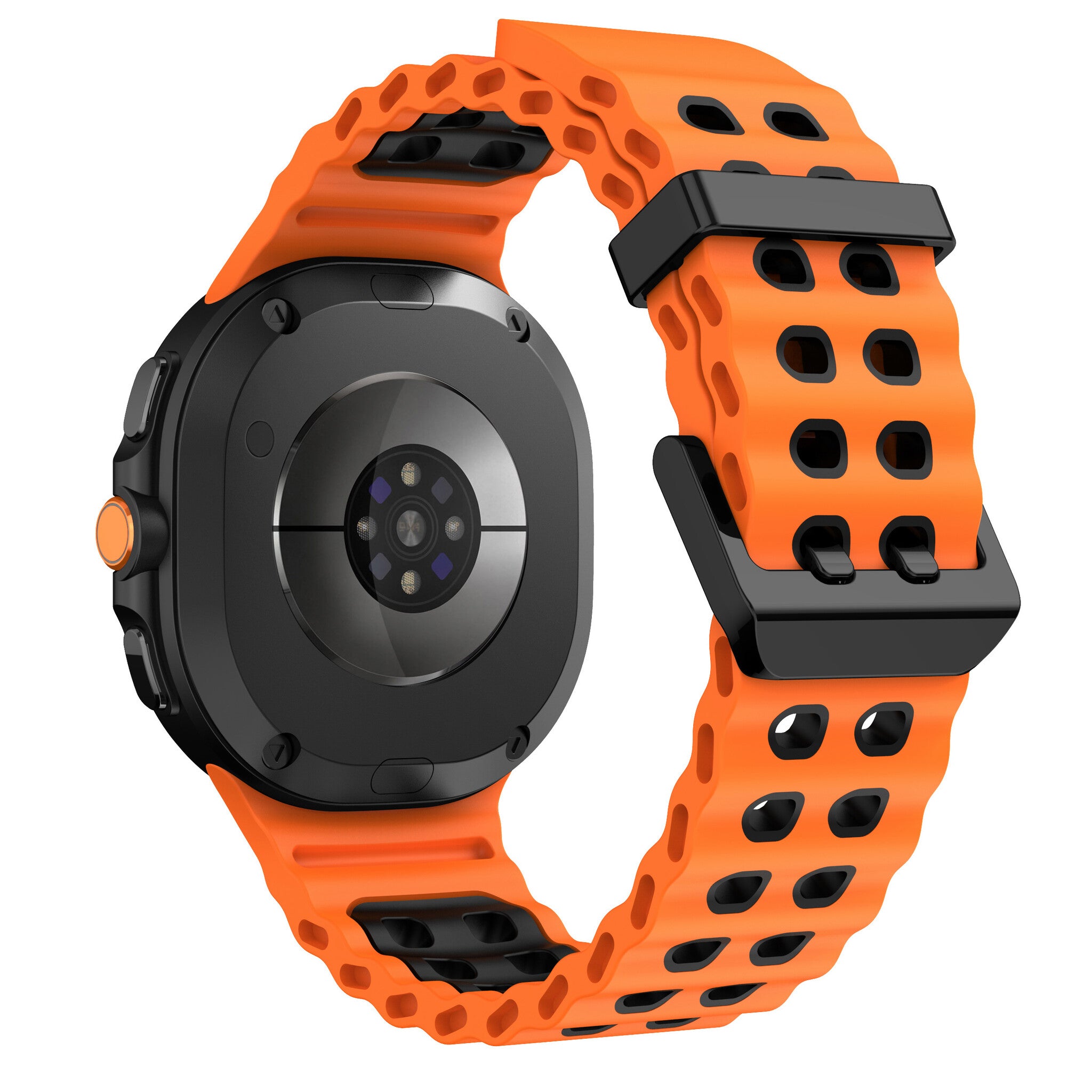 Samsung Galaxy Watch 9 - 40mm Ocean Strap (Orange/Black)