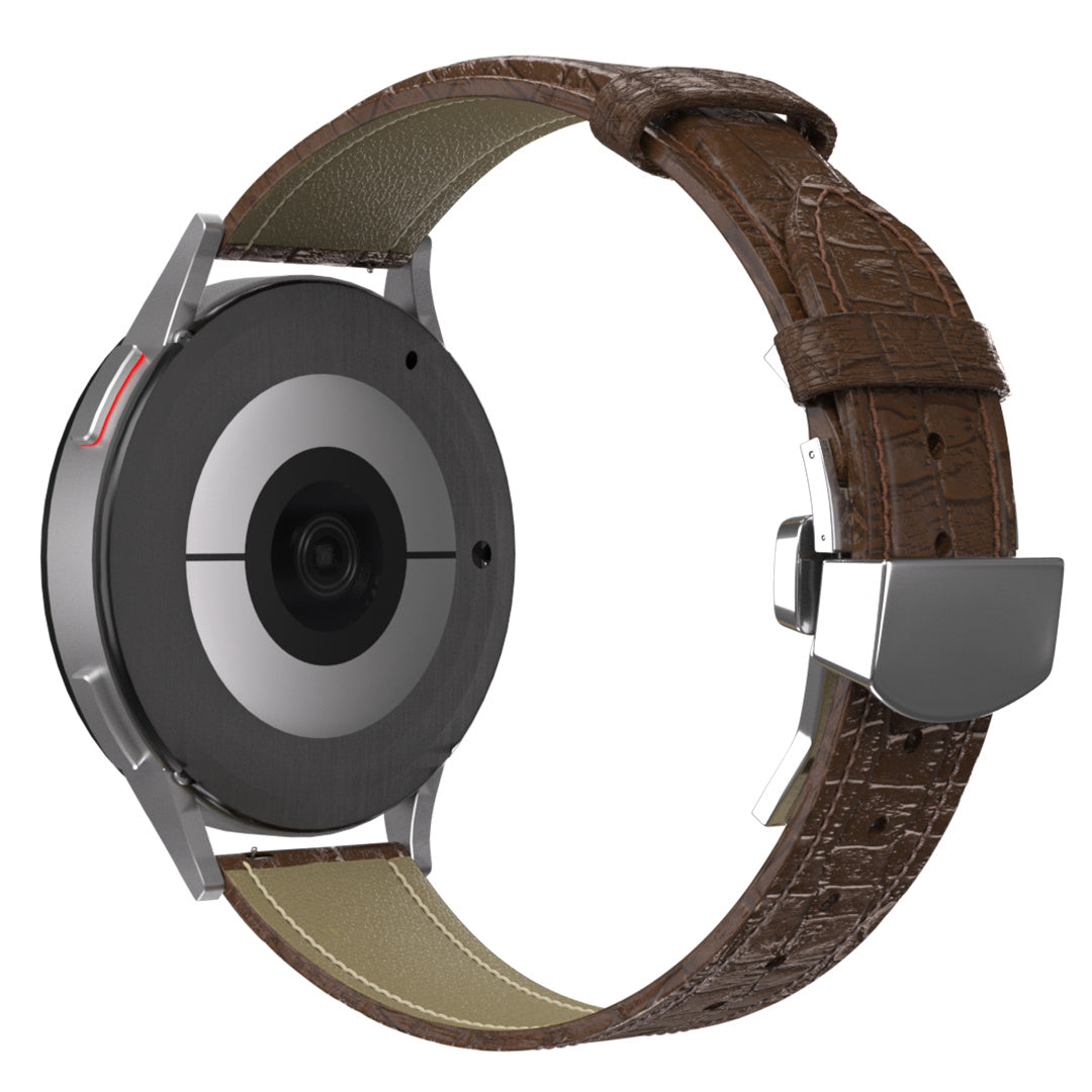 Correa cuero lujo Samsung Galaxy Watch 5 - 40mm (marrón oscuro)