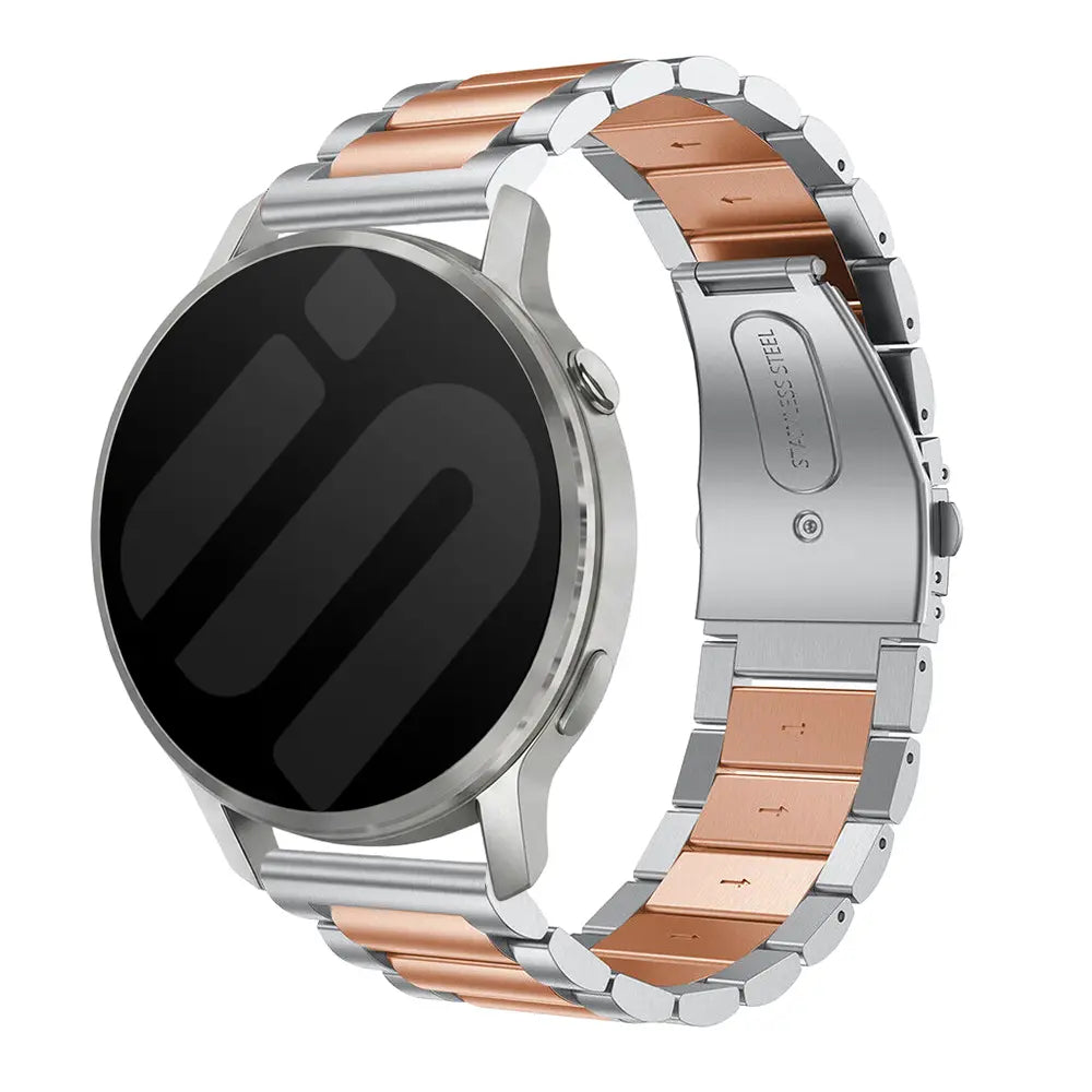 Correa acero Garmin Forerunner 70 (plata/oro rosa)
