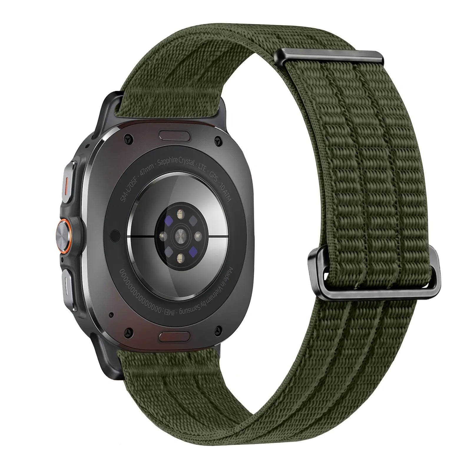 Correa nylon air Samsung Galaxy Watch Ultra 2 (verde oscuro)
