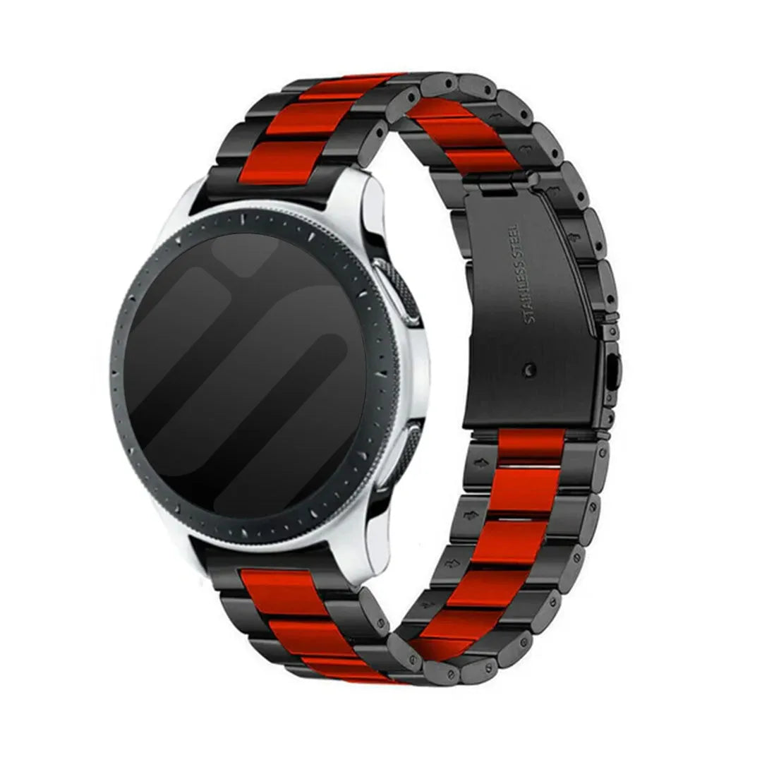 Correa acero Polar Vantage V3 (negro/rojo)