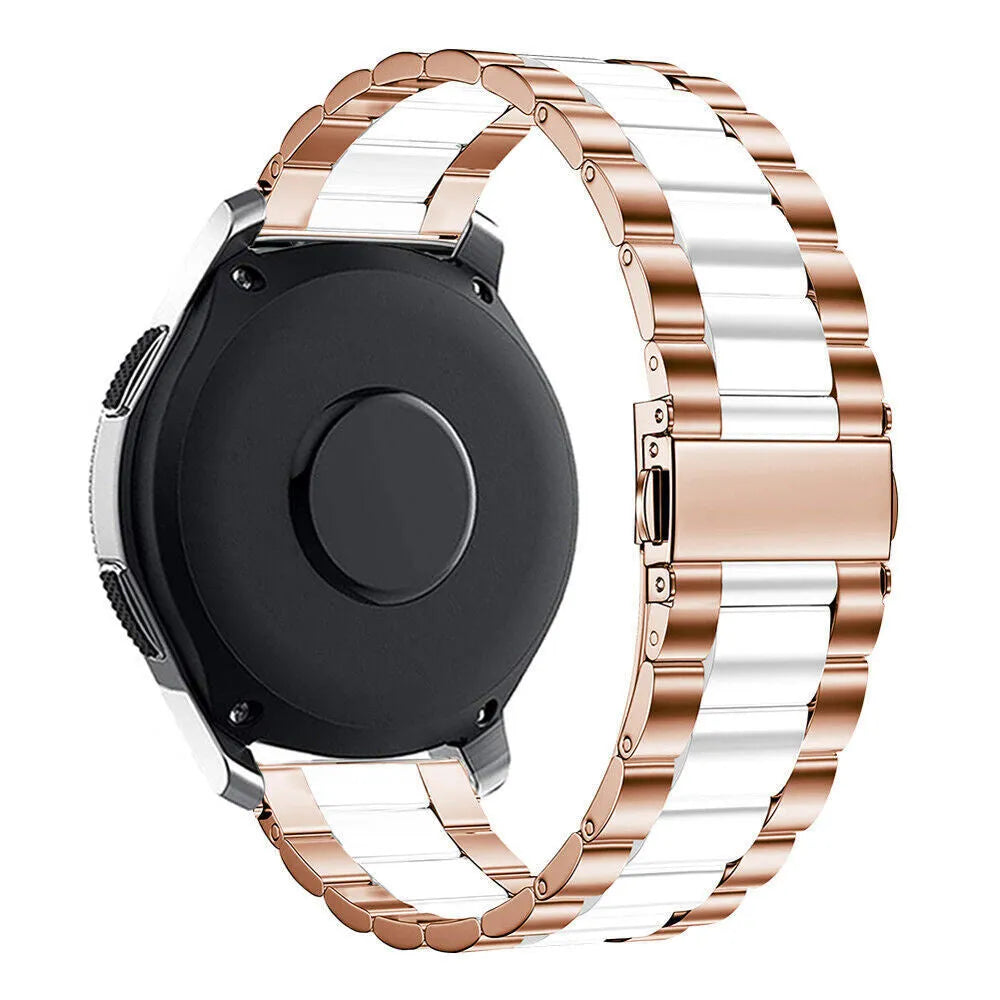Correa acero Amazfit Bip U (Pro) (rosa dorado/blanco)
