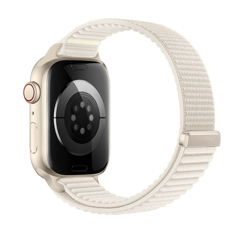 Correa nylon ondulada Apple Watch Ultra (blanco estrella)
