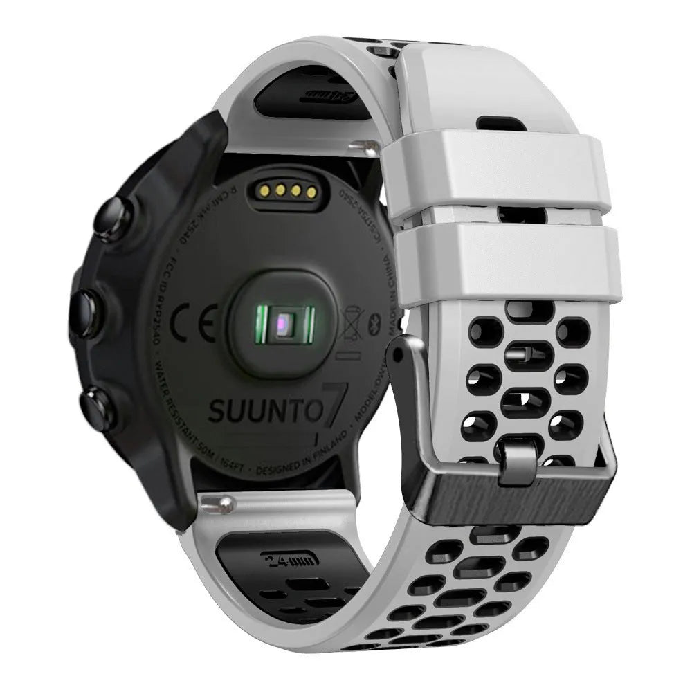 Coros Nomad Sport Buckle Strap (White/Black)