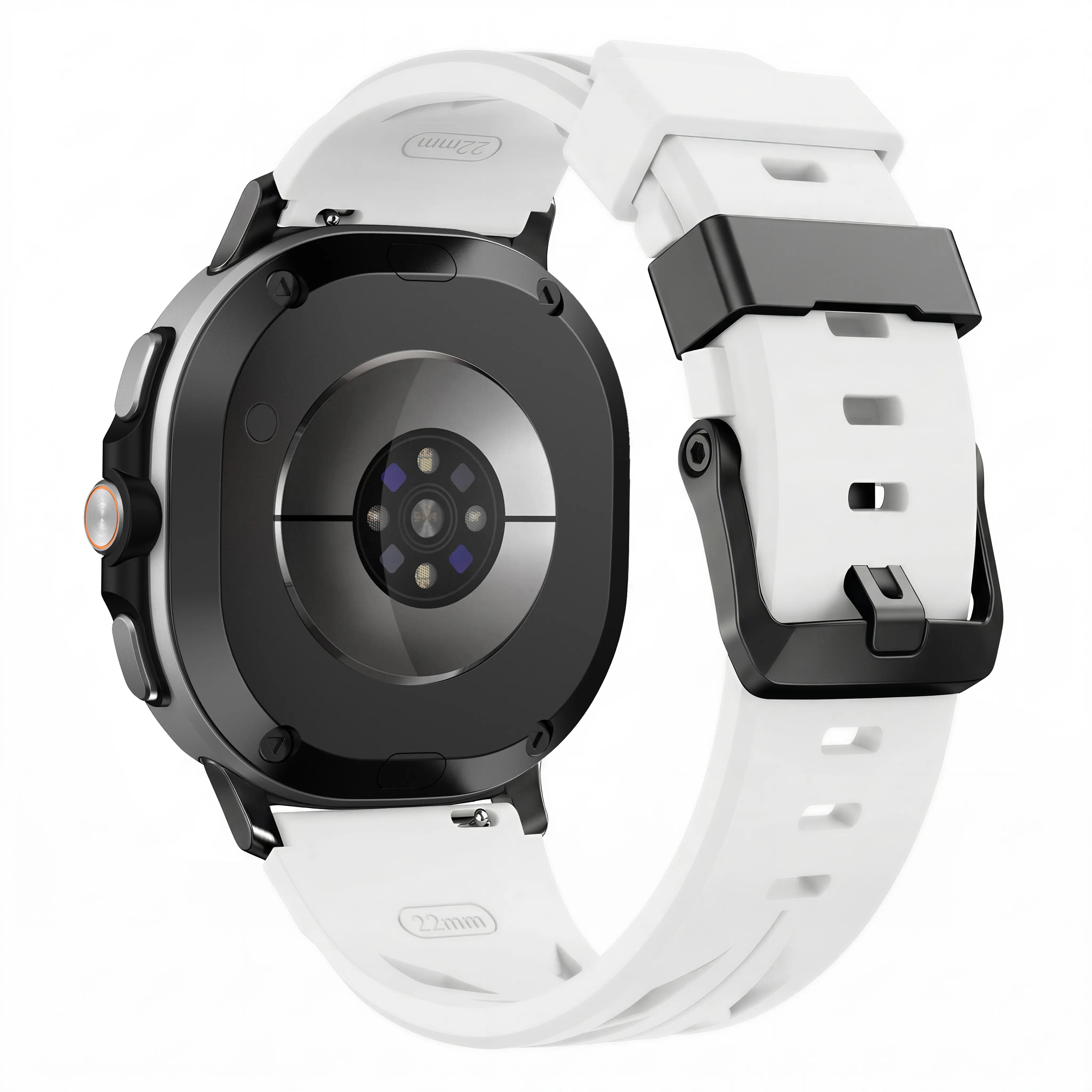 Correa silicona race Samsung Galaxy Watch 9 - 40mm (blanco)