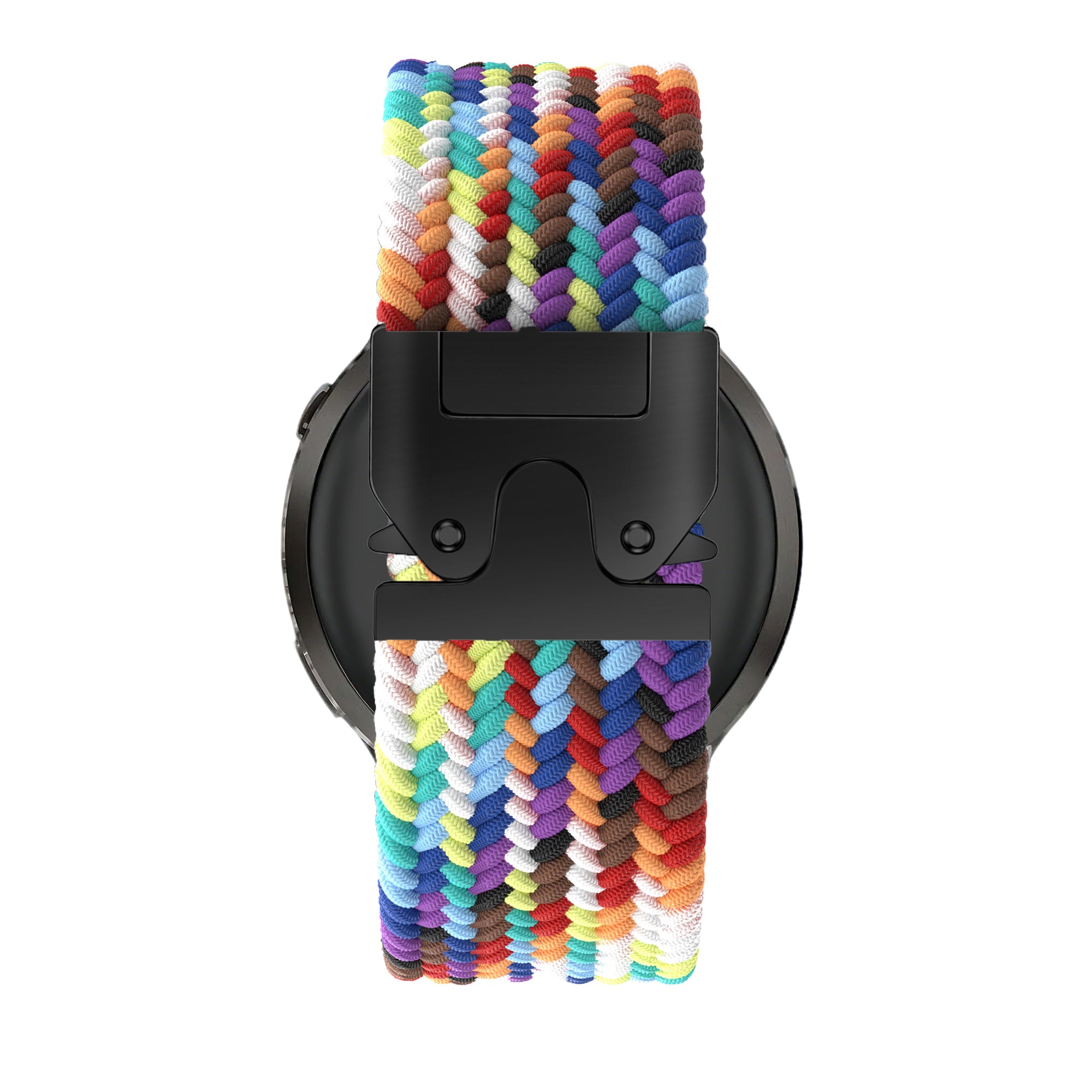 Bandz Garmin Vivomove 3s Braided Strap 'Parachute' (Rainbow)