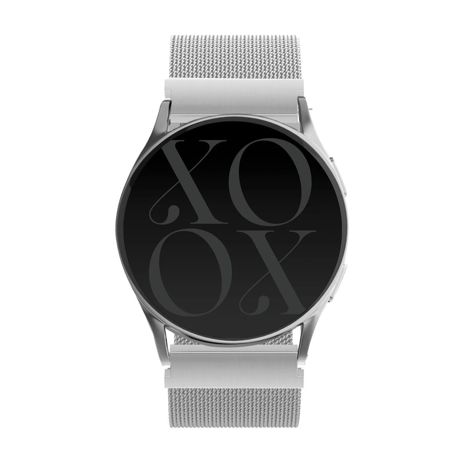 Correa milanesa xoxo Wildhearts Fossil Gen 5e 44mm (plateado)
