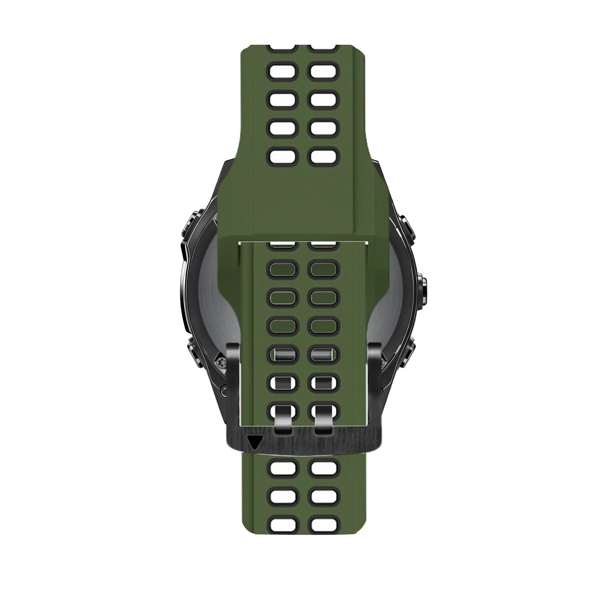 Bandz Correa deportiva con hebilla Garmin Approach S70 - 47mm (verde/negro)