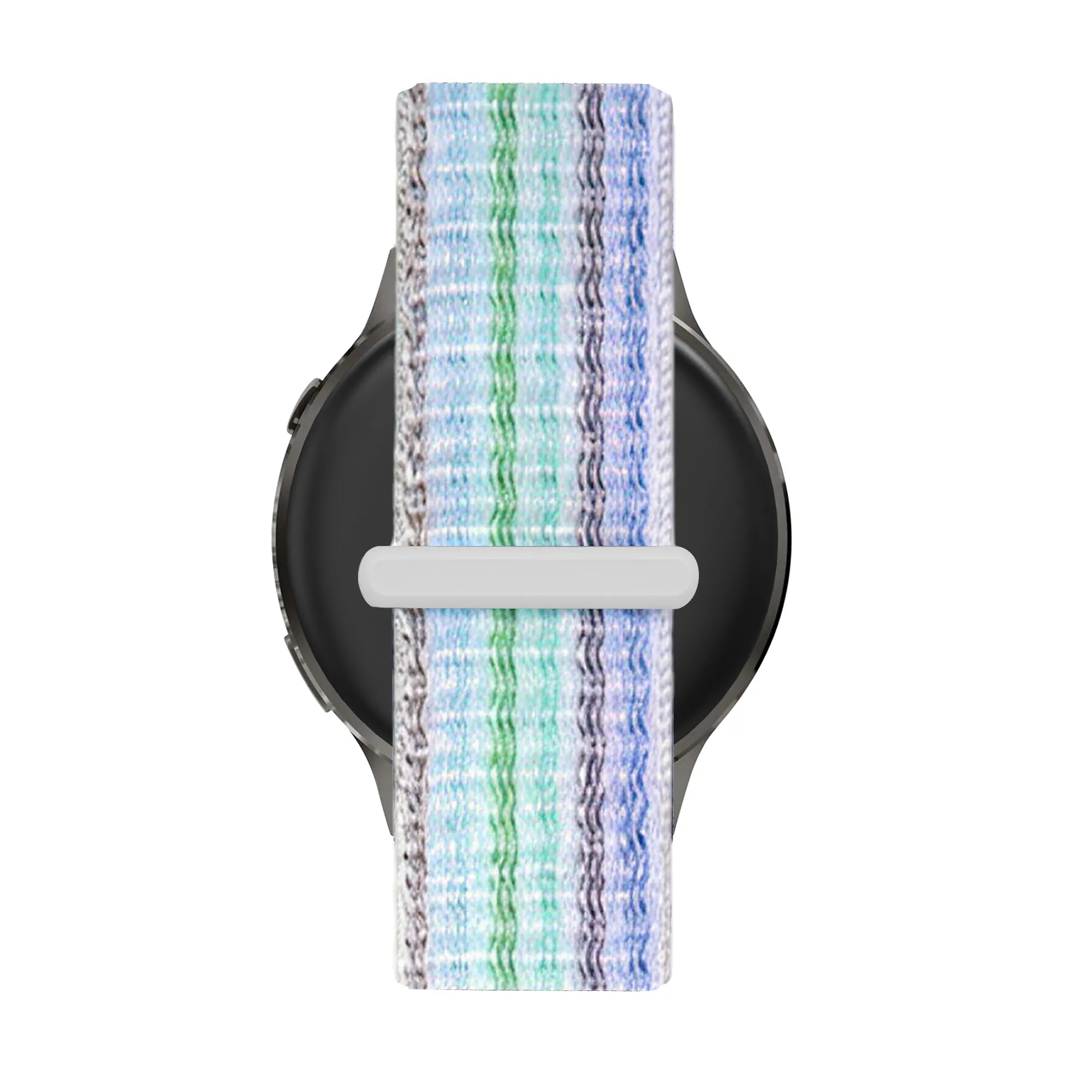 Bandz Garmin Forerunner 265s Nylon Loop Strap (Blue Stripes)