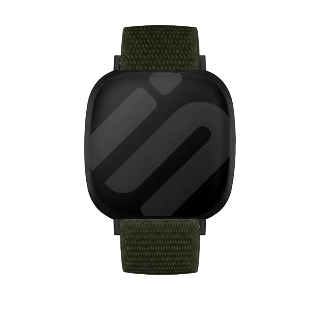 Correa nylon Fitbit Versa 3 (verde)