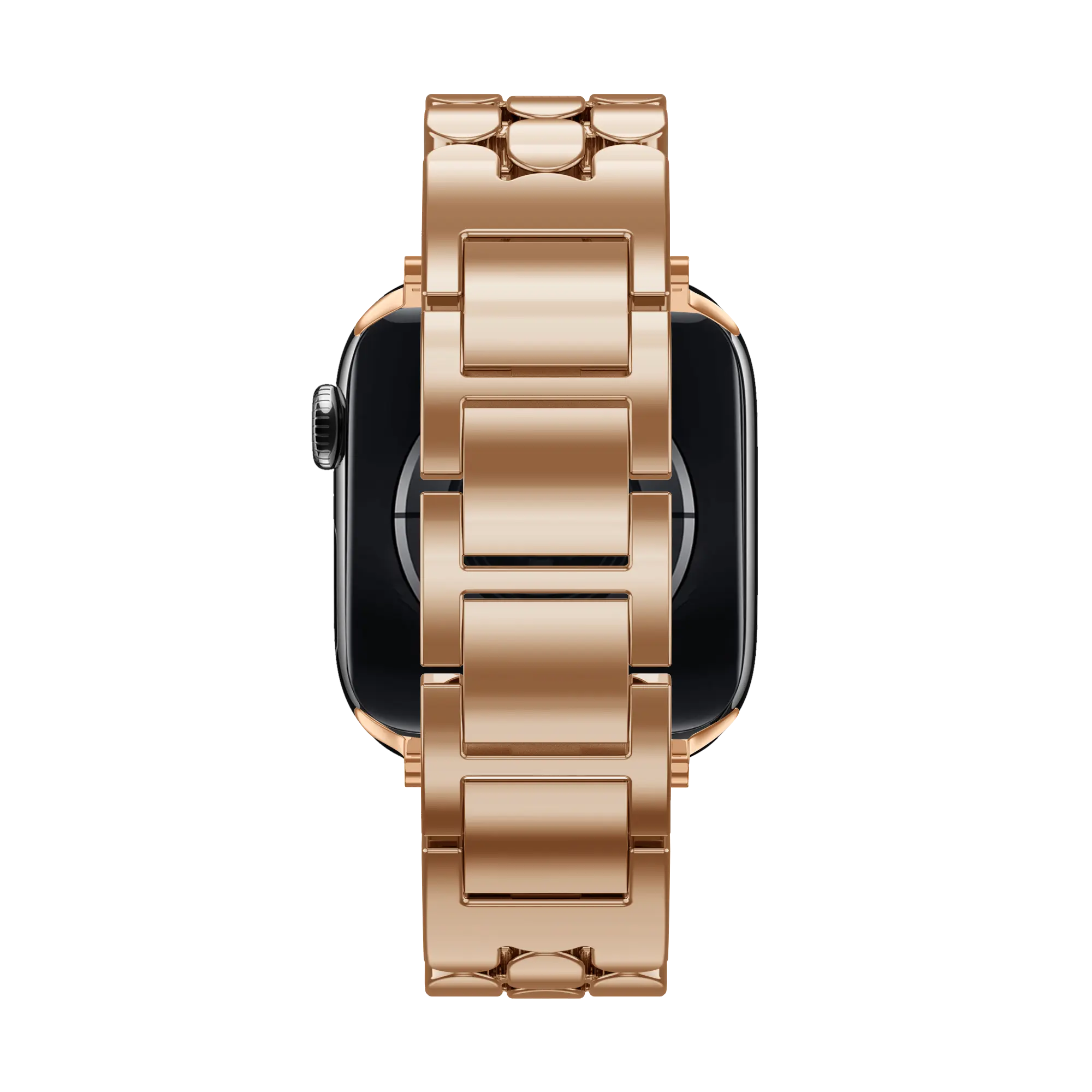 Bandz Apple Watch Steel Strap 'Oval' (Rose Gold)