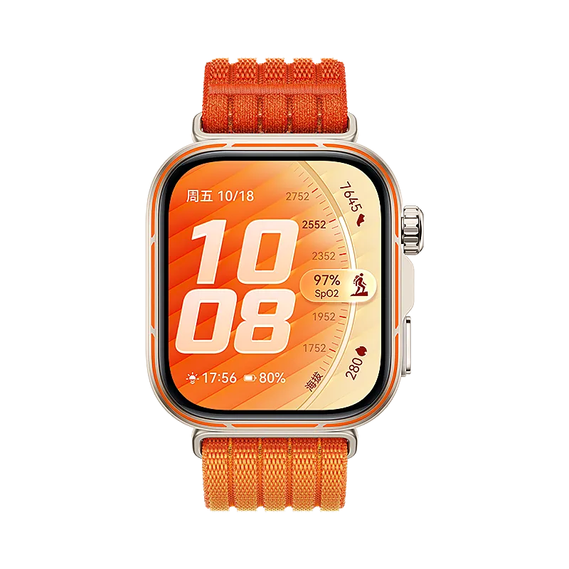 Correa nylon ultrafina Huawei Watch Fit 3 (naranja)
