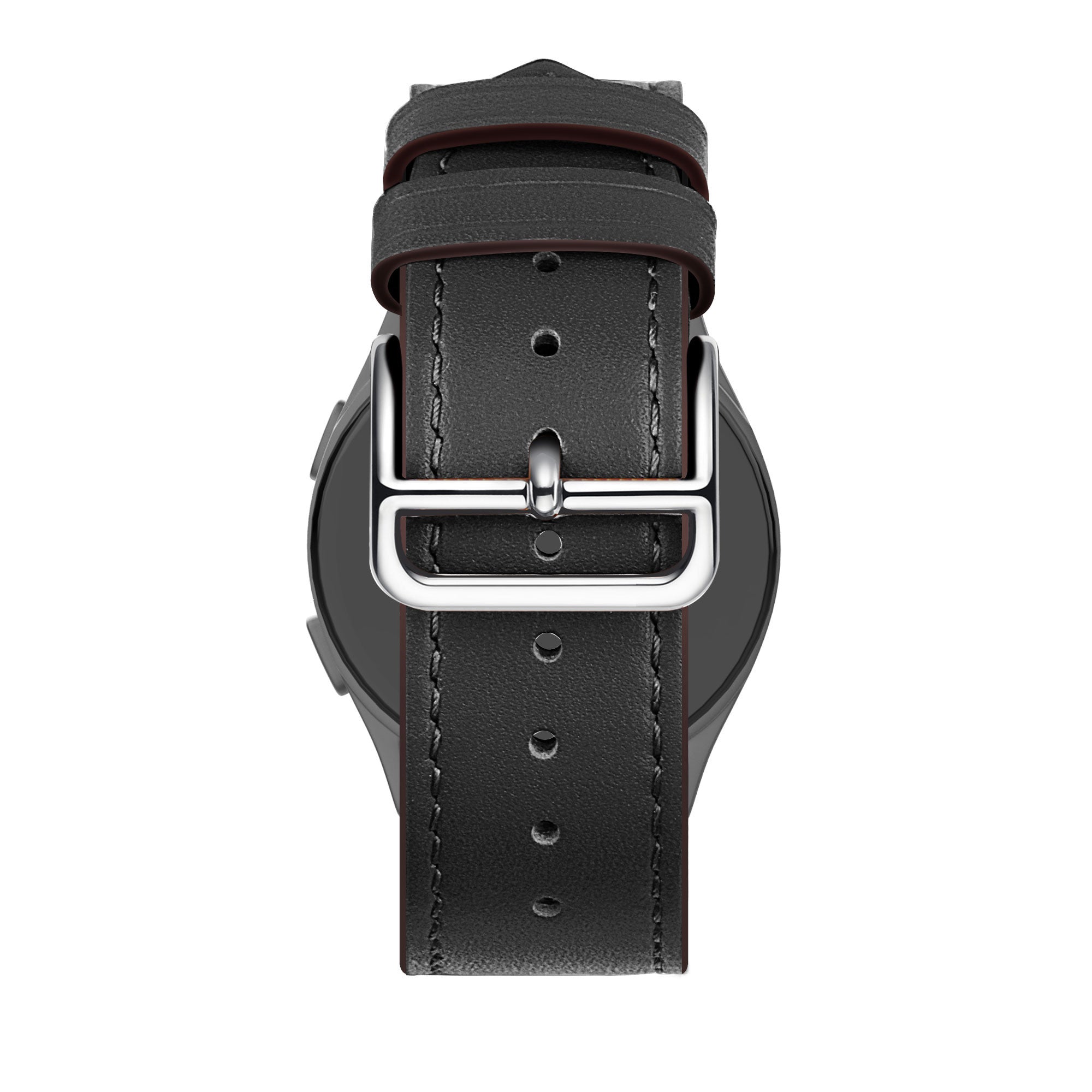 Bandz Huawei Watch 5 - 46mm Leather Strap 'Deluxe' (Black)