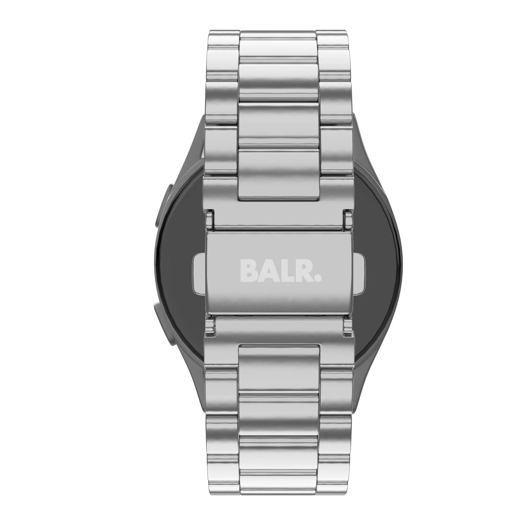 BALR Polar Grit X Pro Steel Link Strap (Silver)