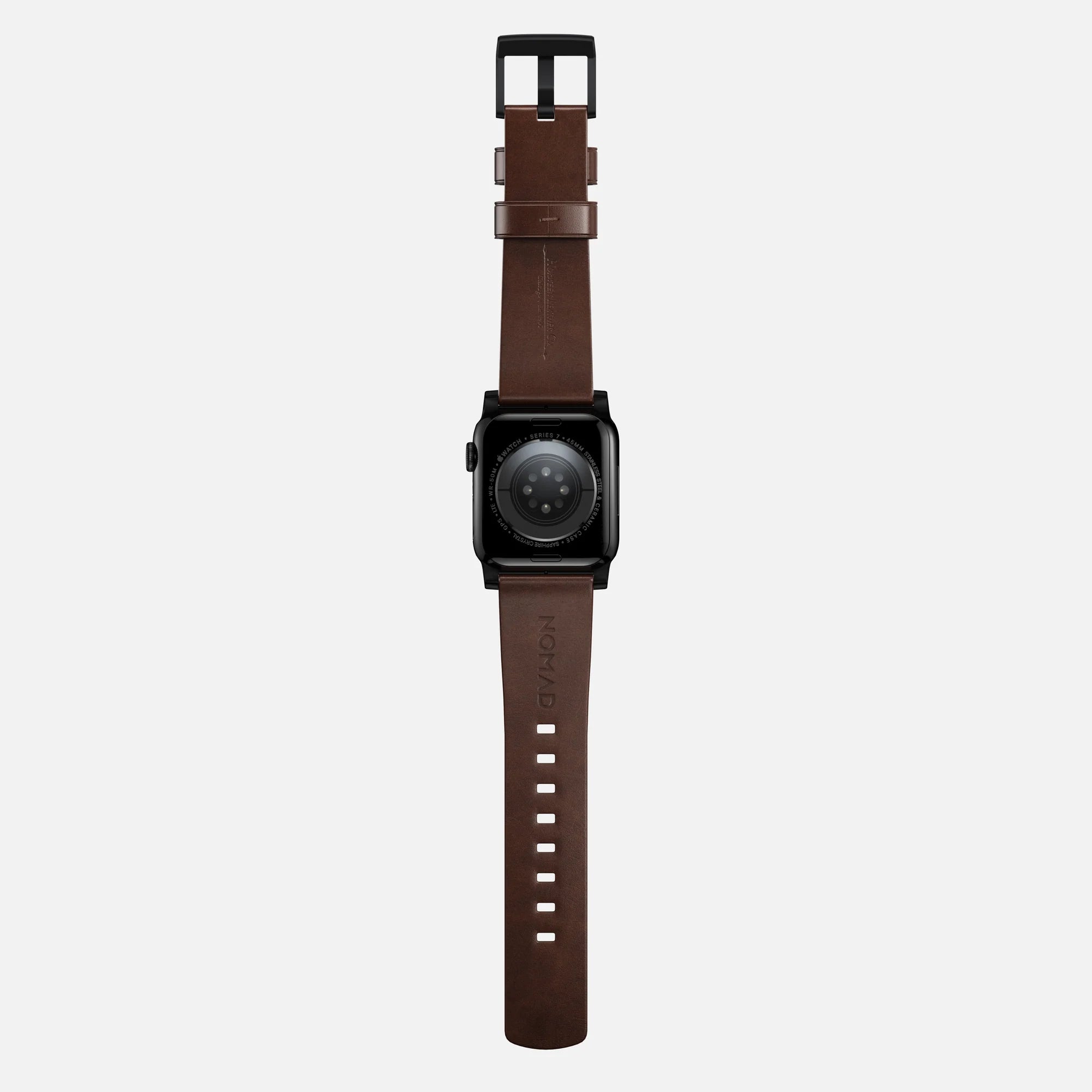 Nomad Correa cuero moderna Apple Watch (marrón/negro)