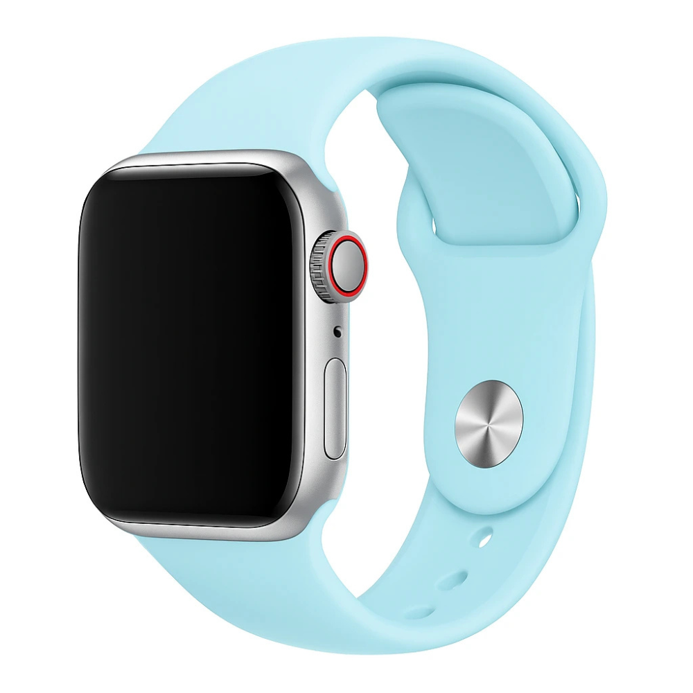 Correa silicona Apple Watch (azul claro)