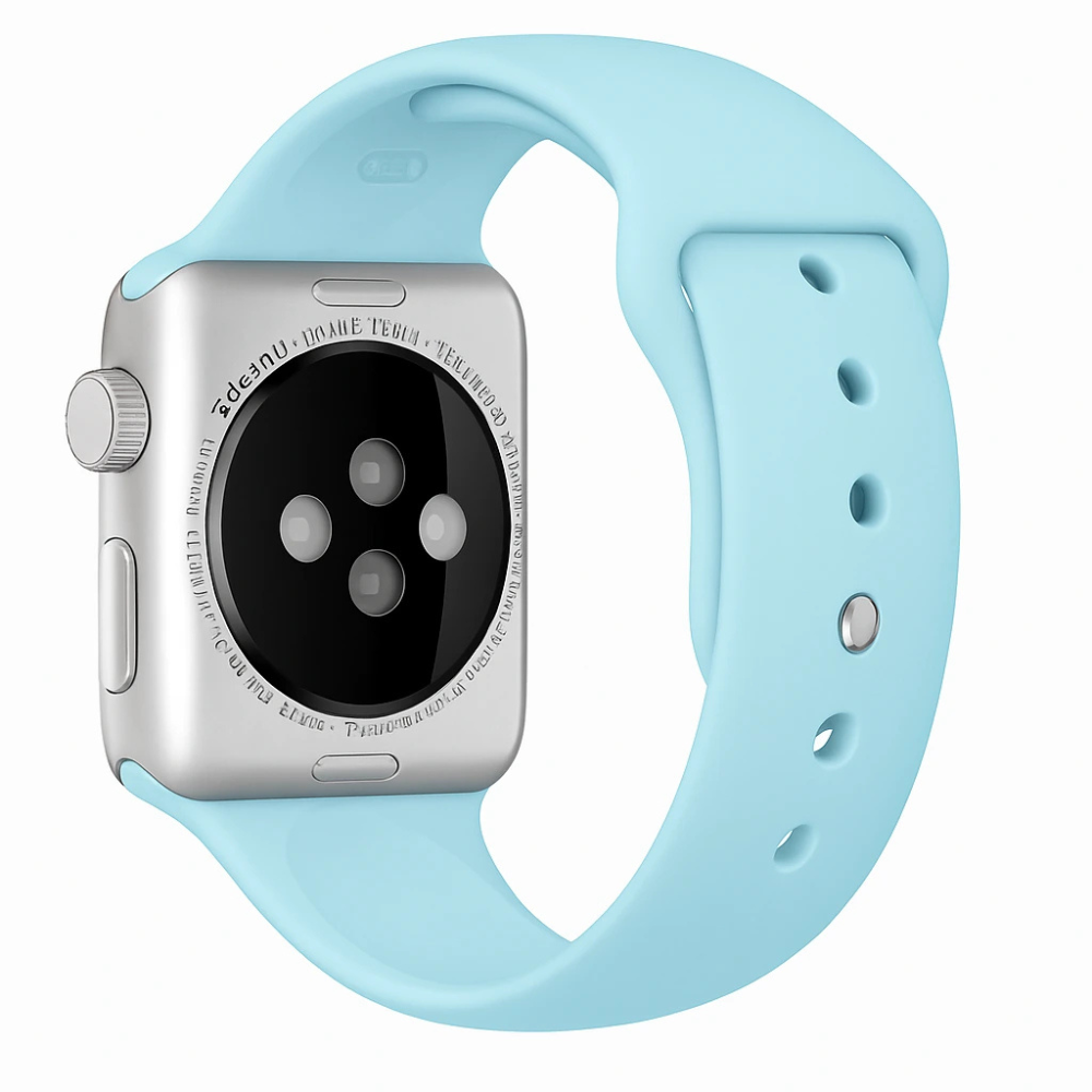 Correa silicona Apple Watch (azul claro)