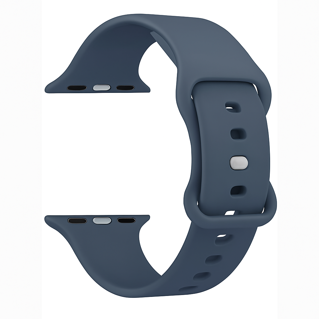 Apple Watch Silicone Strap Classic (Grey-Blue)