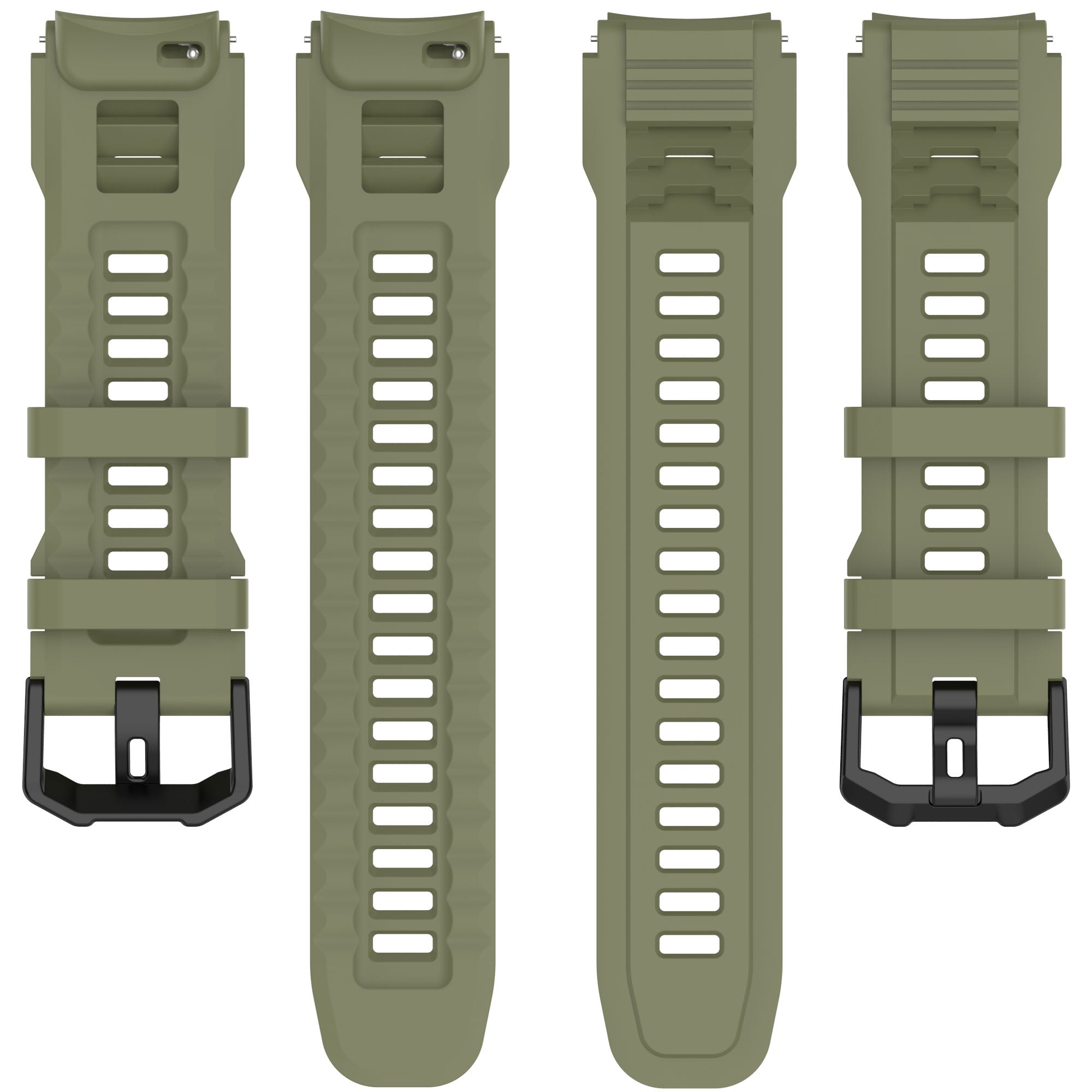 Correa silicona Amazfit T-Rex 3 Pro - 48mm (verde oscuro)